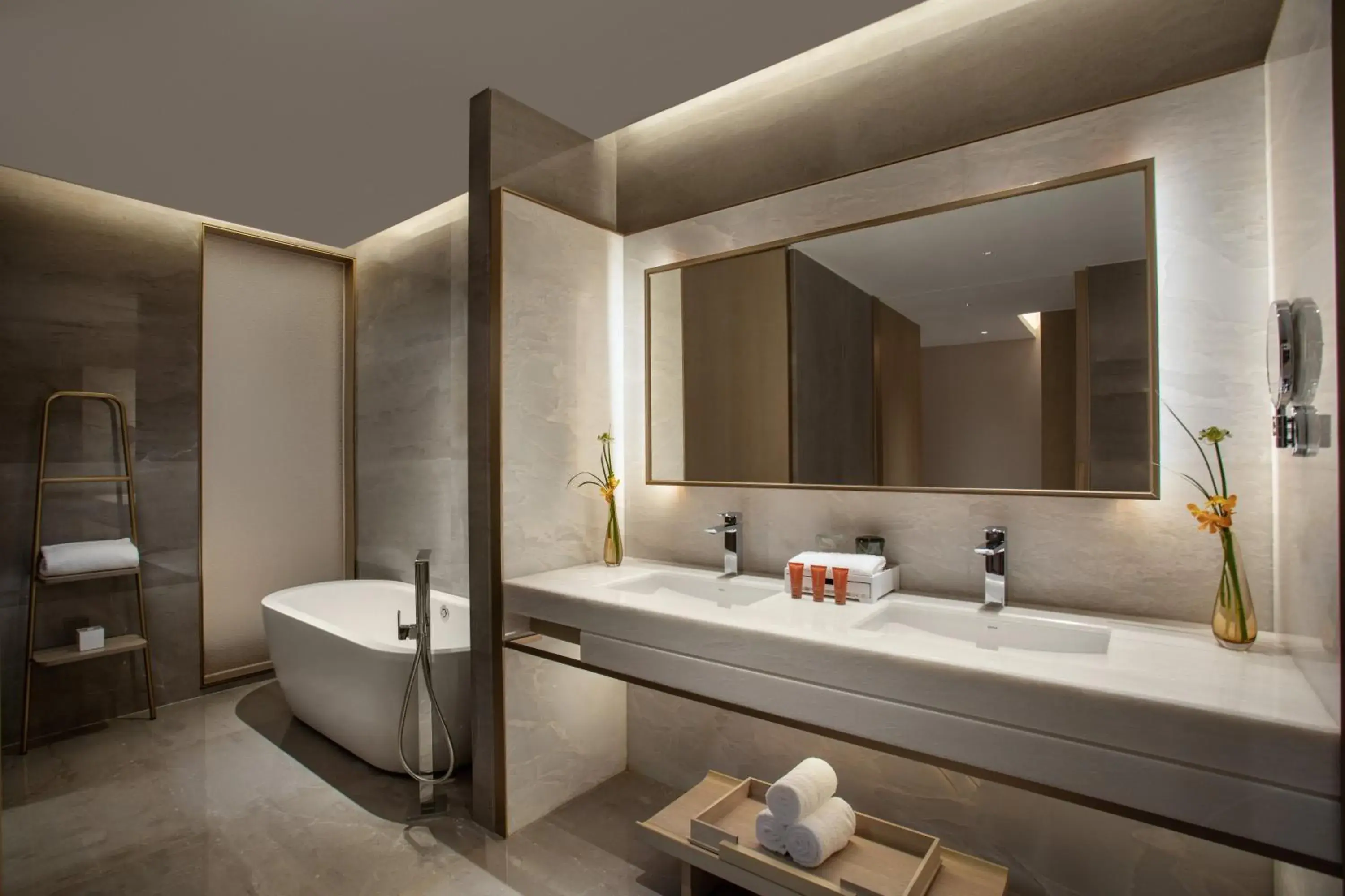 Bathroom in Crowne Plaza Fuzhou South, an IHG Hotel