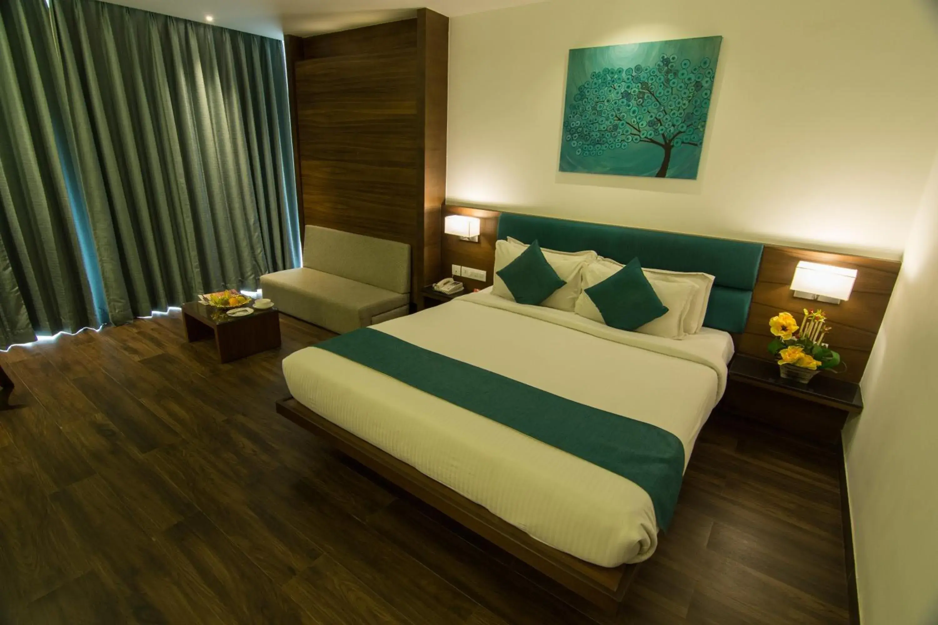 Bedroom, Bed in Roopa Elite