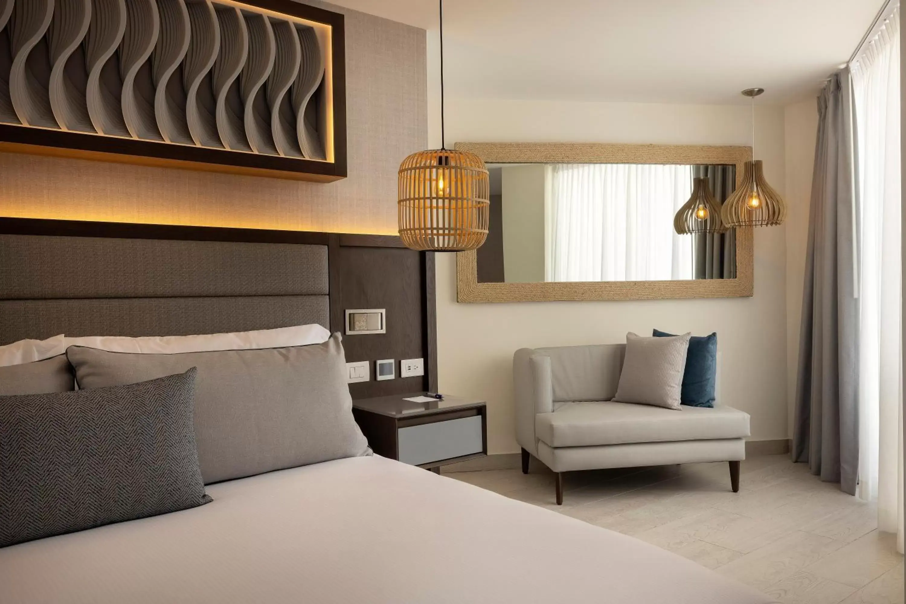 Bedroom, Bed in Hideaway at Royalton Blue Waters, An Autograph Collection all-Inclusive Resort - Adults Only