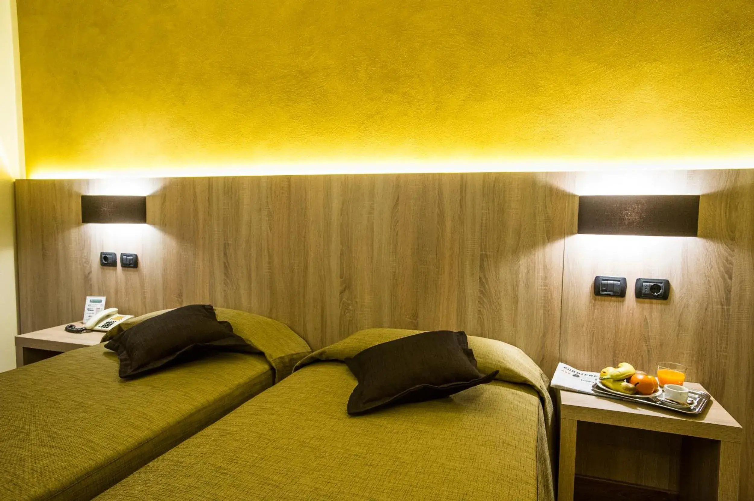 Bed in Sangallo Park Hotel Bed in Sangallo Park Hotel