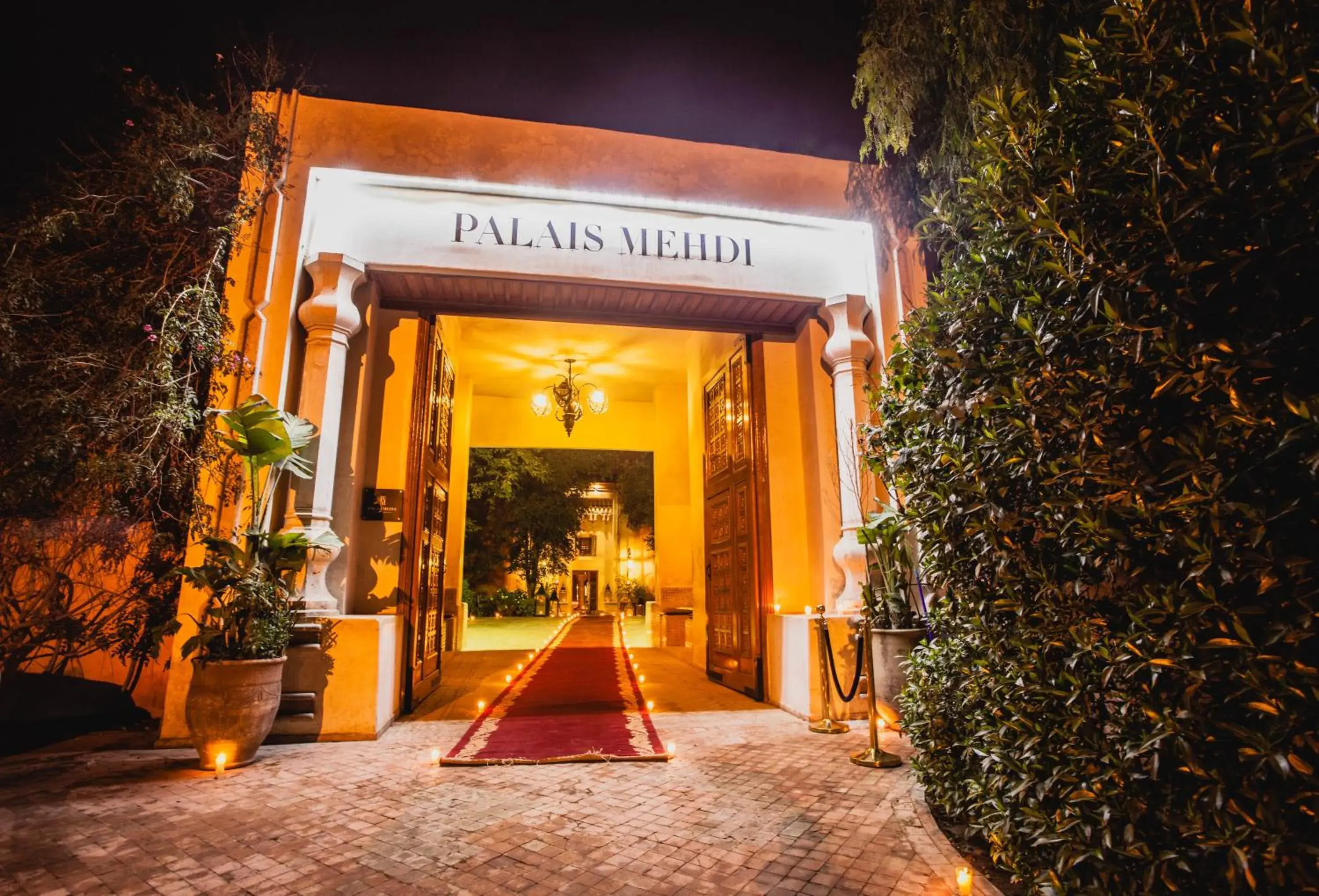 Facade/entrance in Palais Mehdi