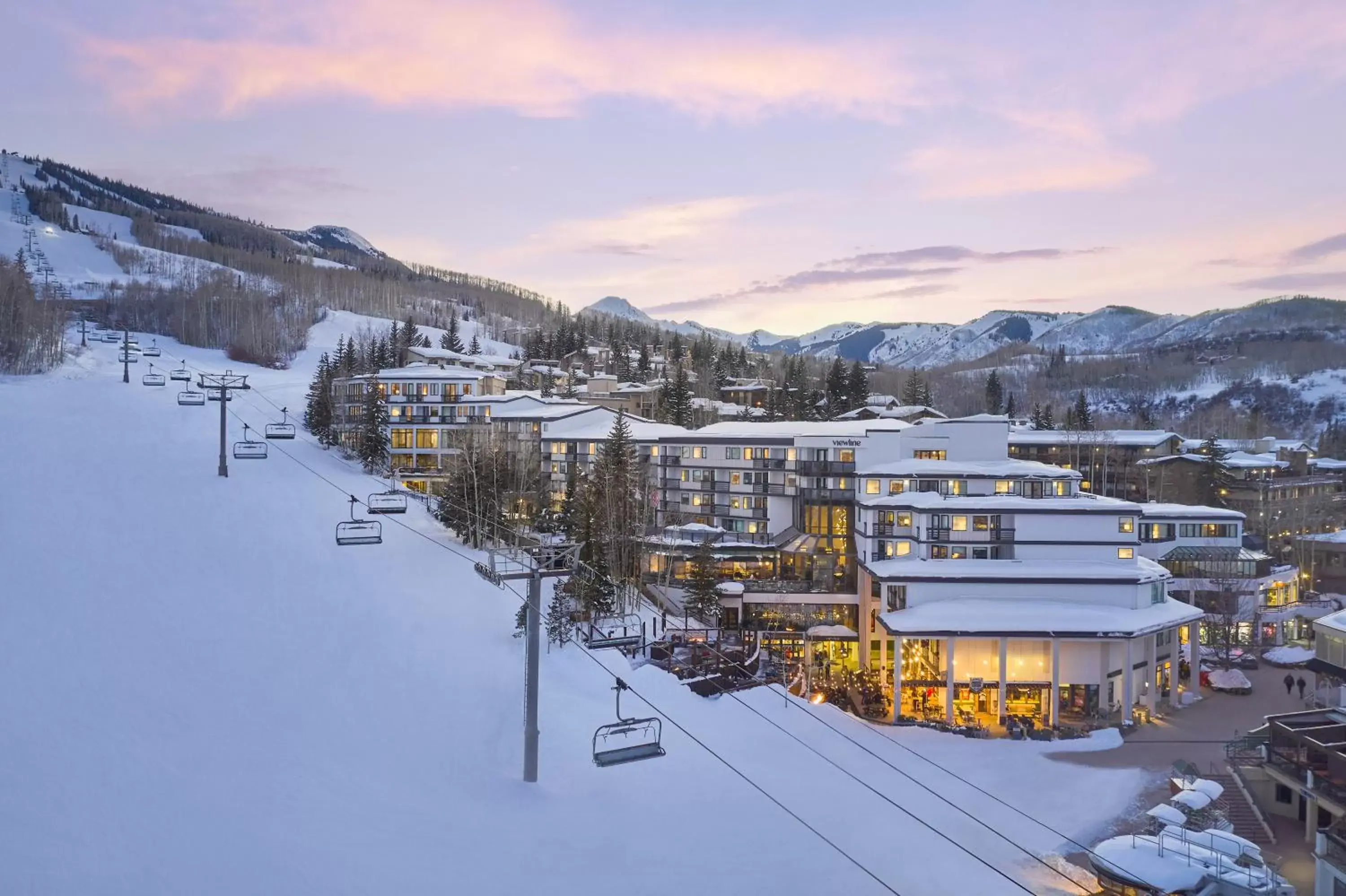 Property building, Winter in Viewline Resort Snowmass, Autograph Collection