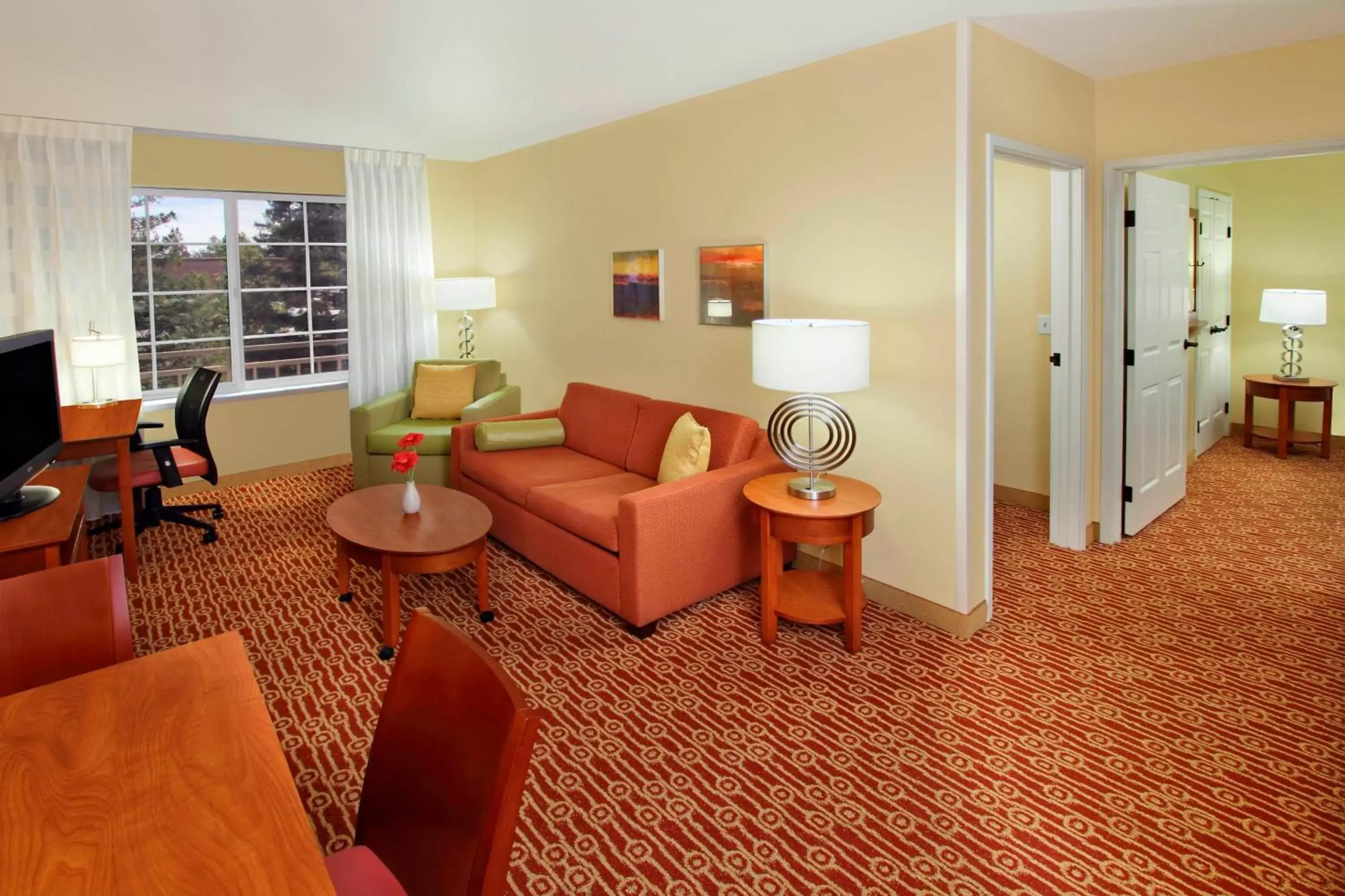 Living room, Seating Area in TownePlace Suites San Jose Campbell