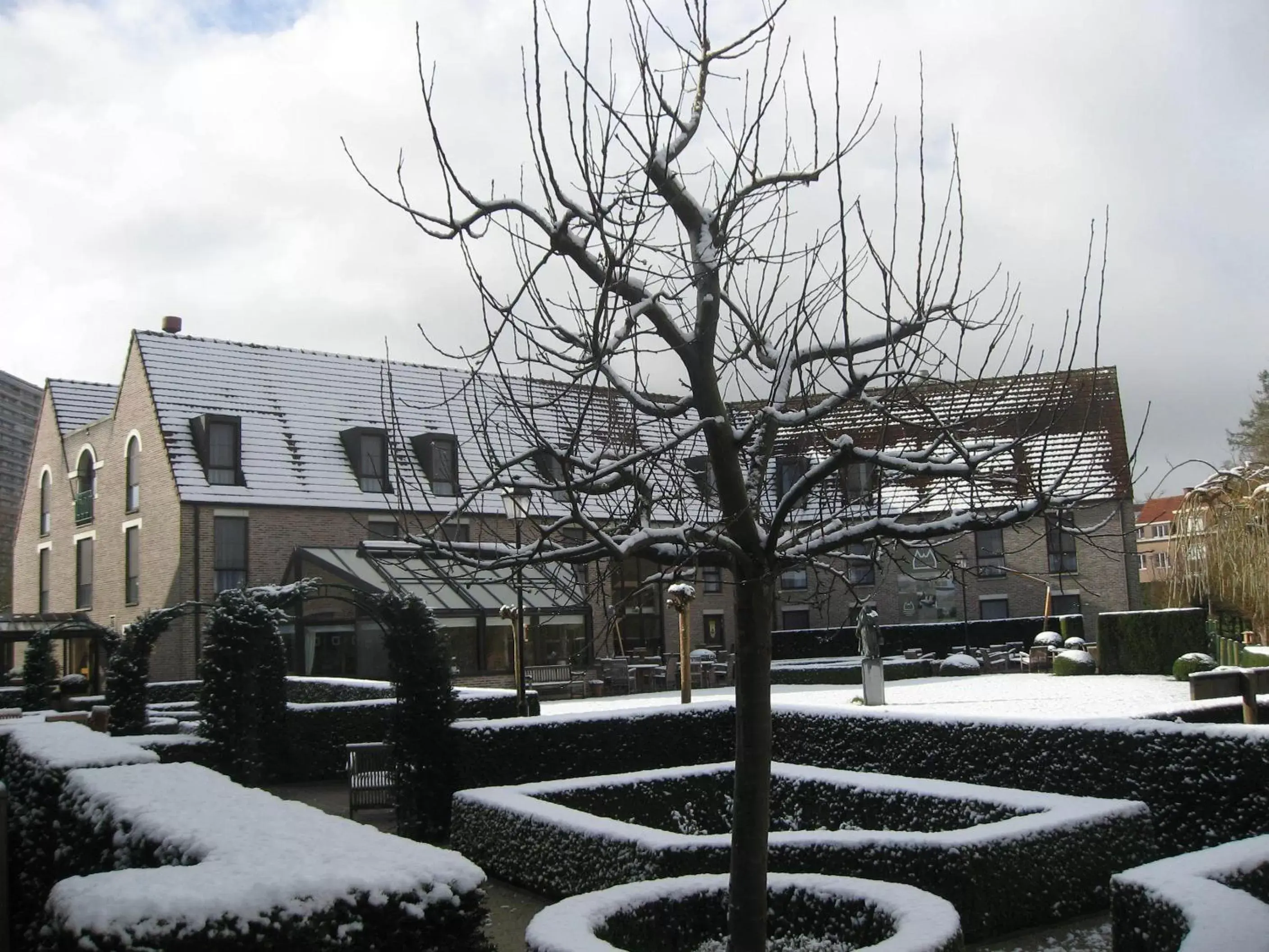 Garden, Winter in Begijnhof Hotel