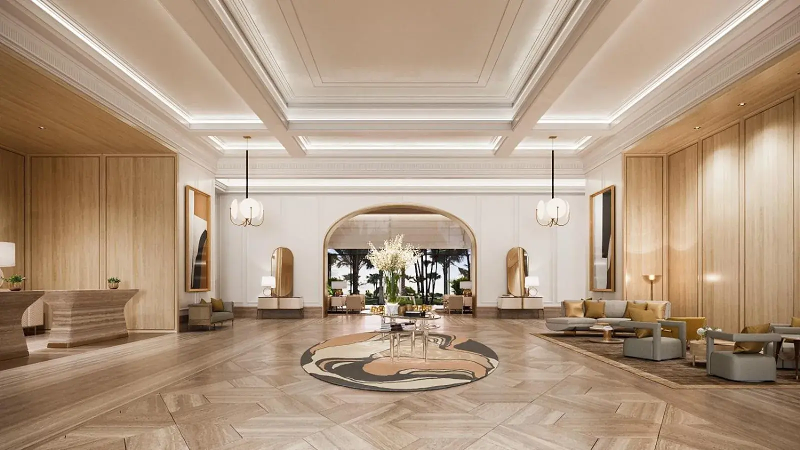 Property building, Lobby/Reception in Four Seasons Resort and Residences at The Pearl - Qatar