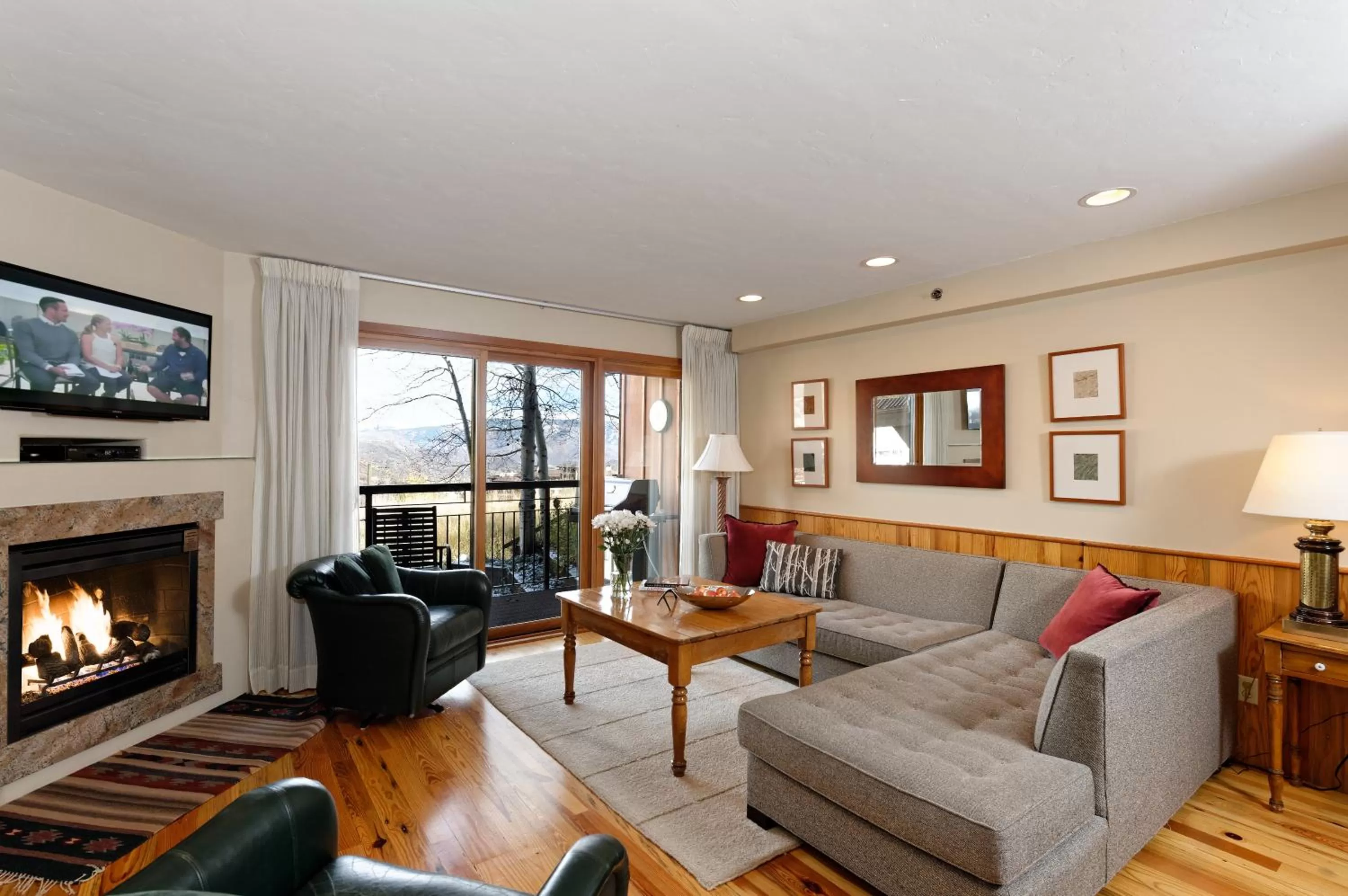 Living room in The Crestwood Snowmass Village
