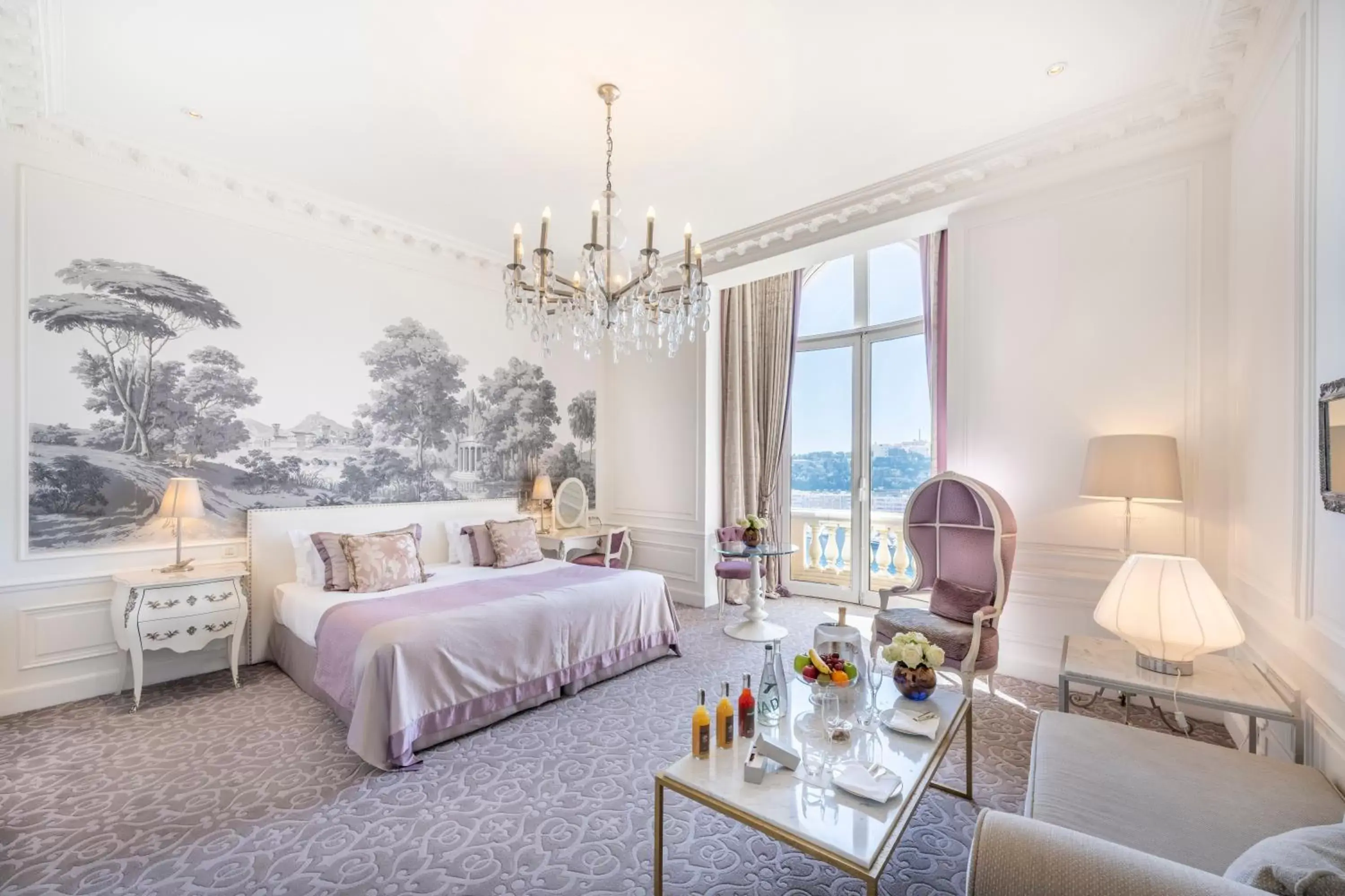 Bedroom in Hôtel Hermitage Monte-Carlo