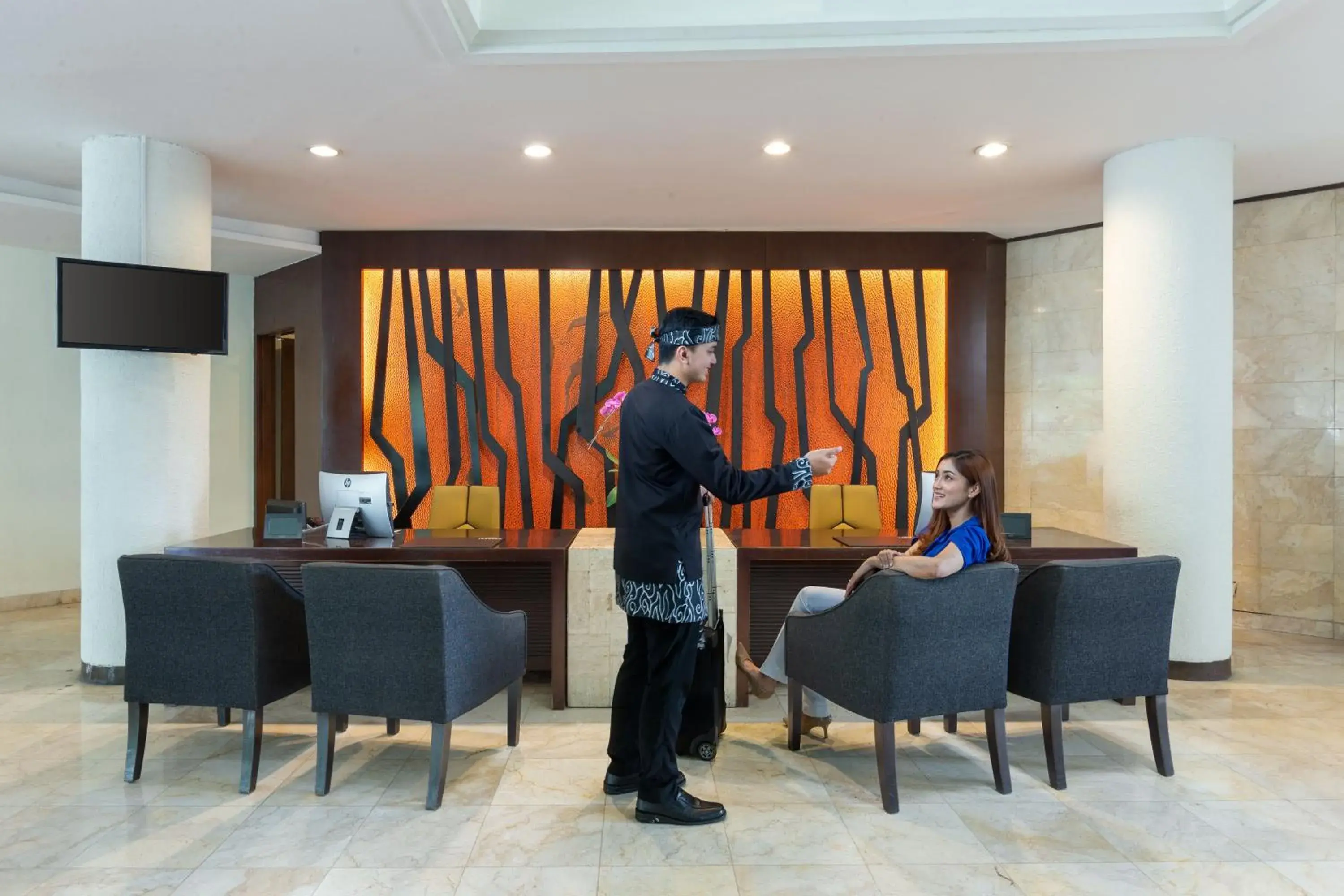 Staff in Hotel Santika Bandung