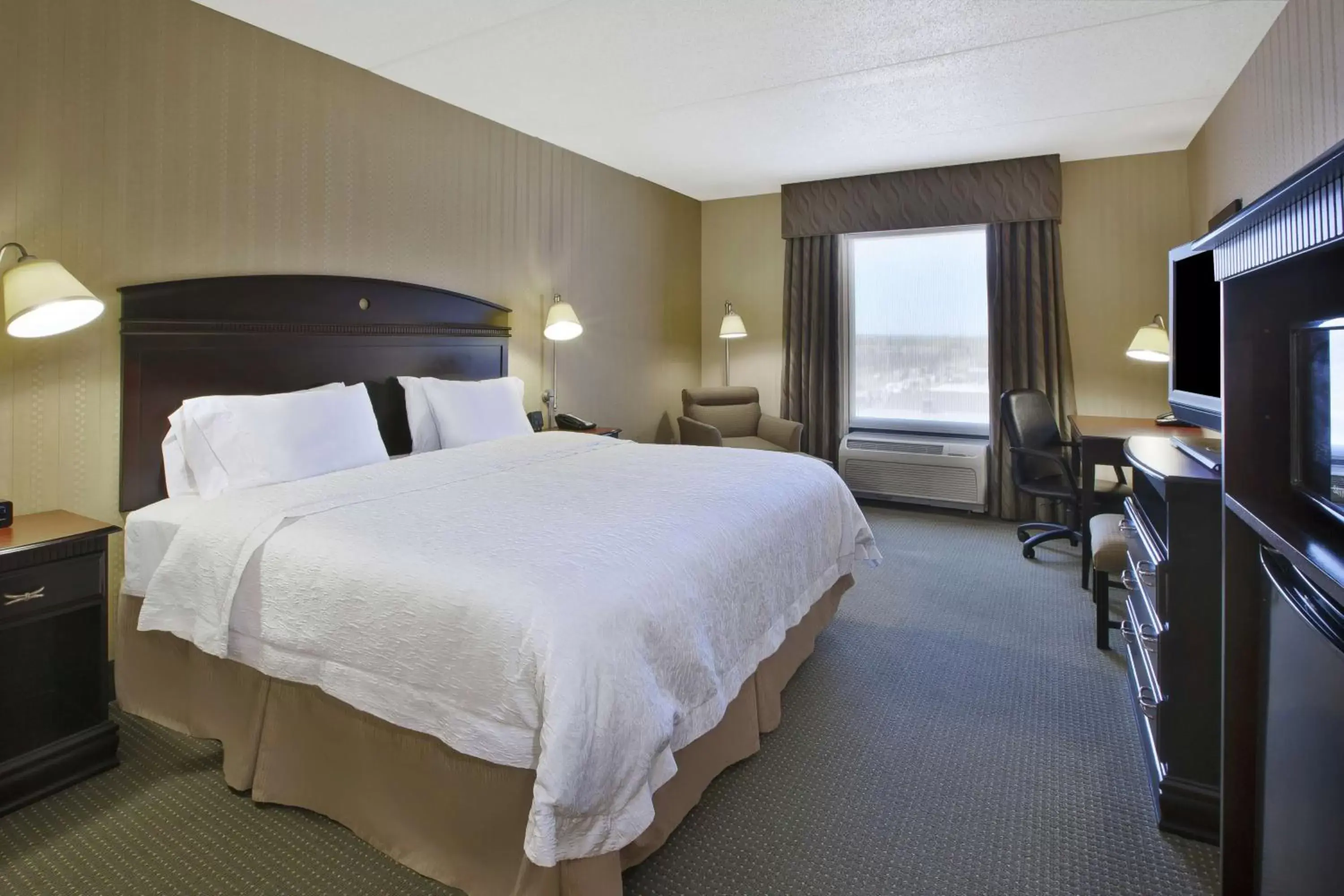 Bedroom in Hampton Inn & Suites Plattsburgh