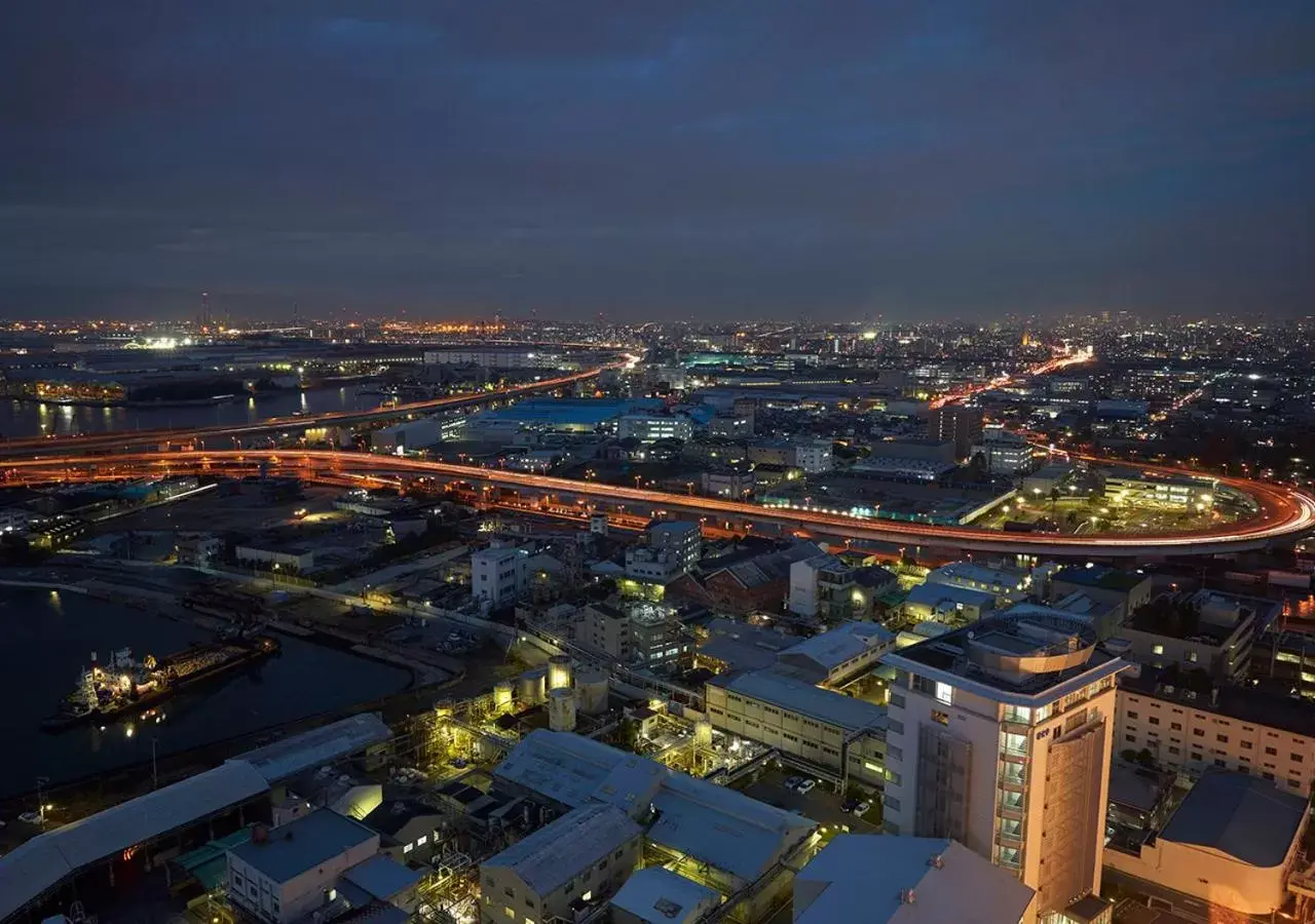 Sea view, Bird's-eye View in Hotel Agora Regency Osaka Sakai