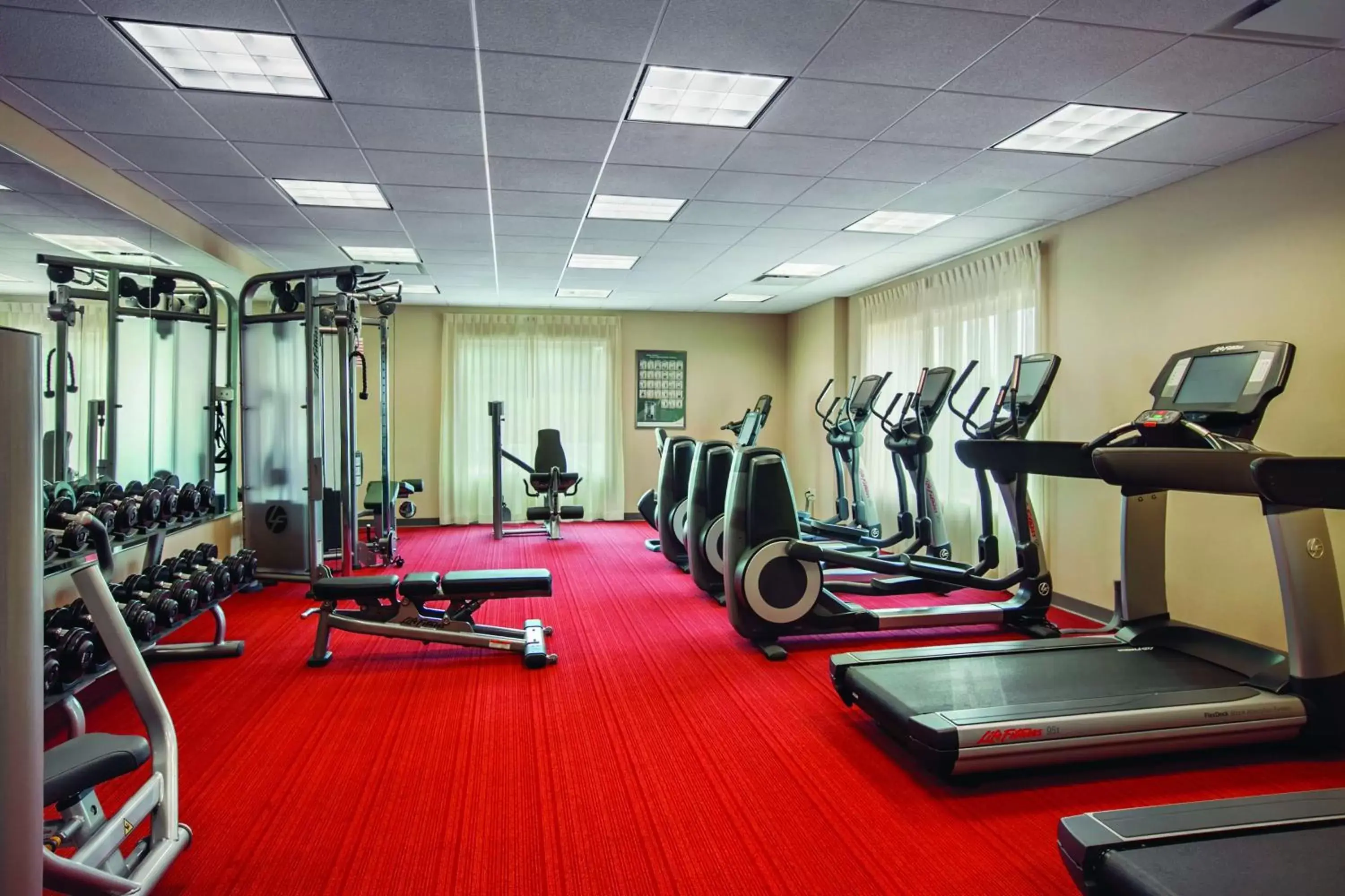 Fitness centre/facilities in Hyatt Place Raleigh Cary