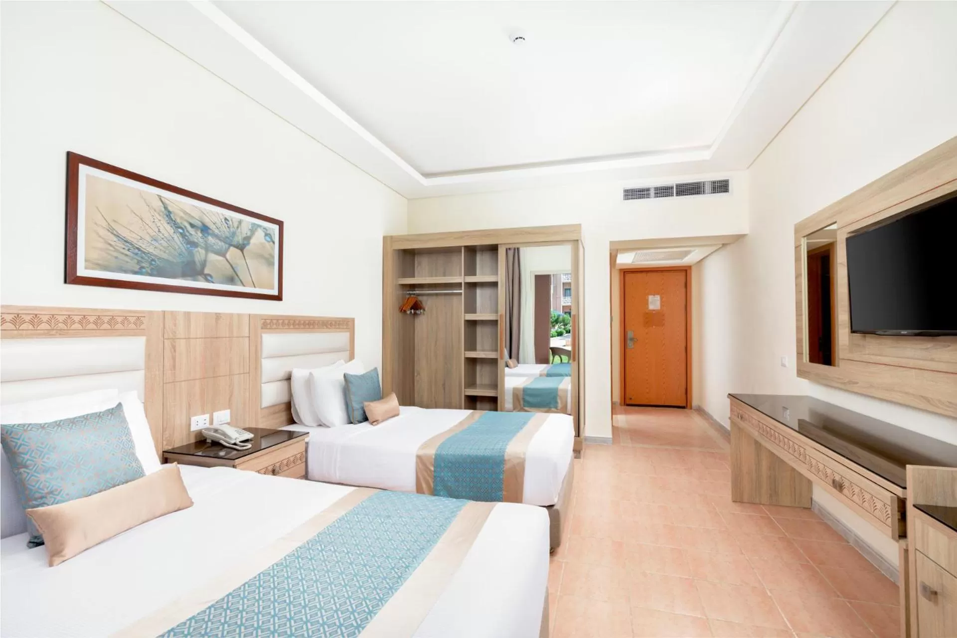 Bedroom, Bed in Pickalbatros Aqua Park Resort - Hurghada