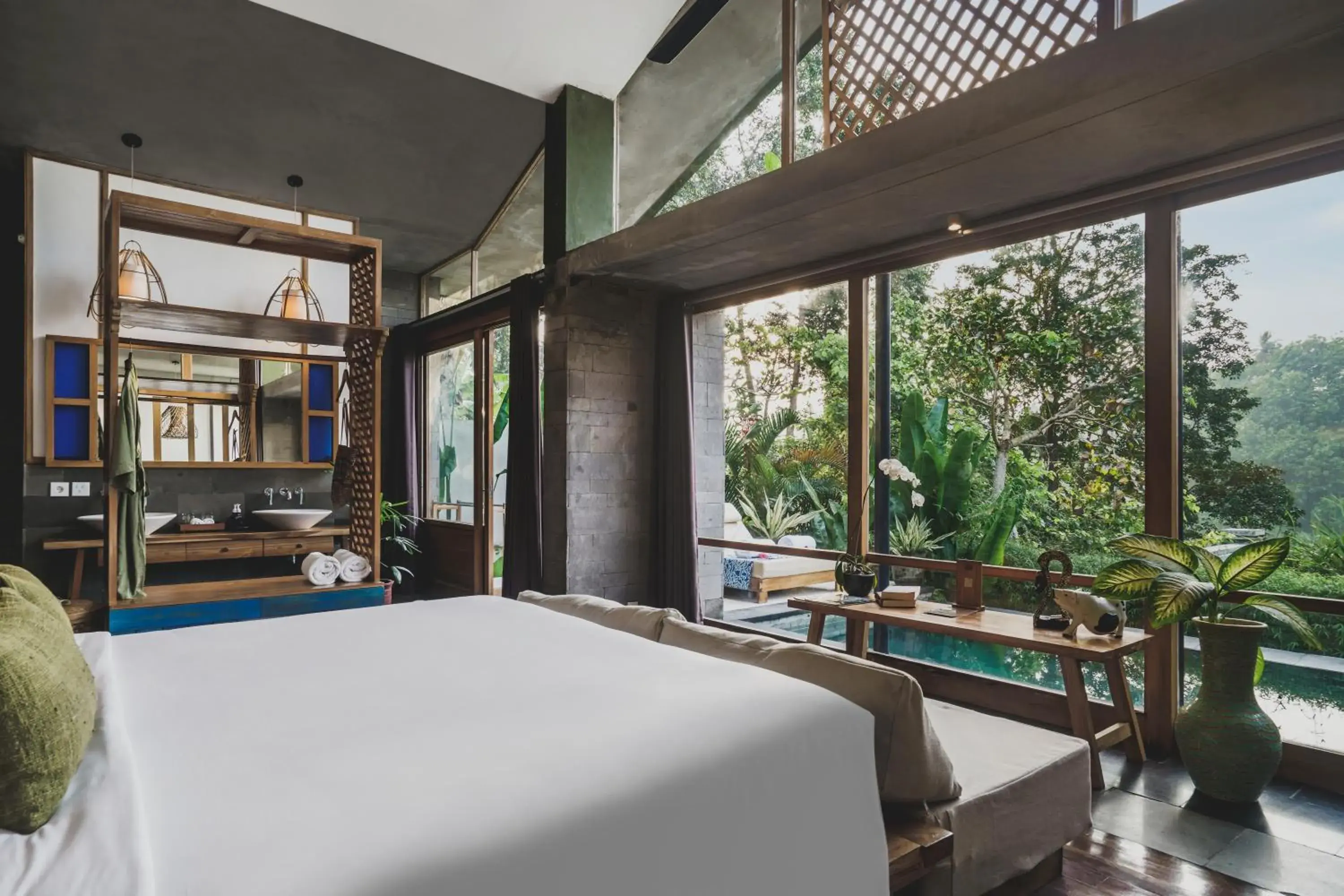 Bedroom in Amora Ubud Boutique Villas