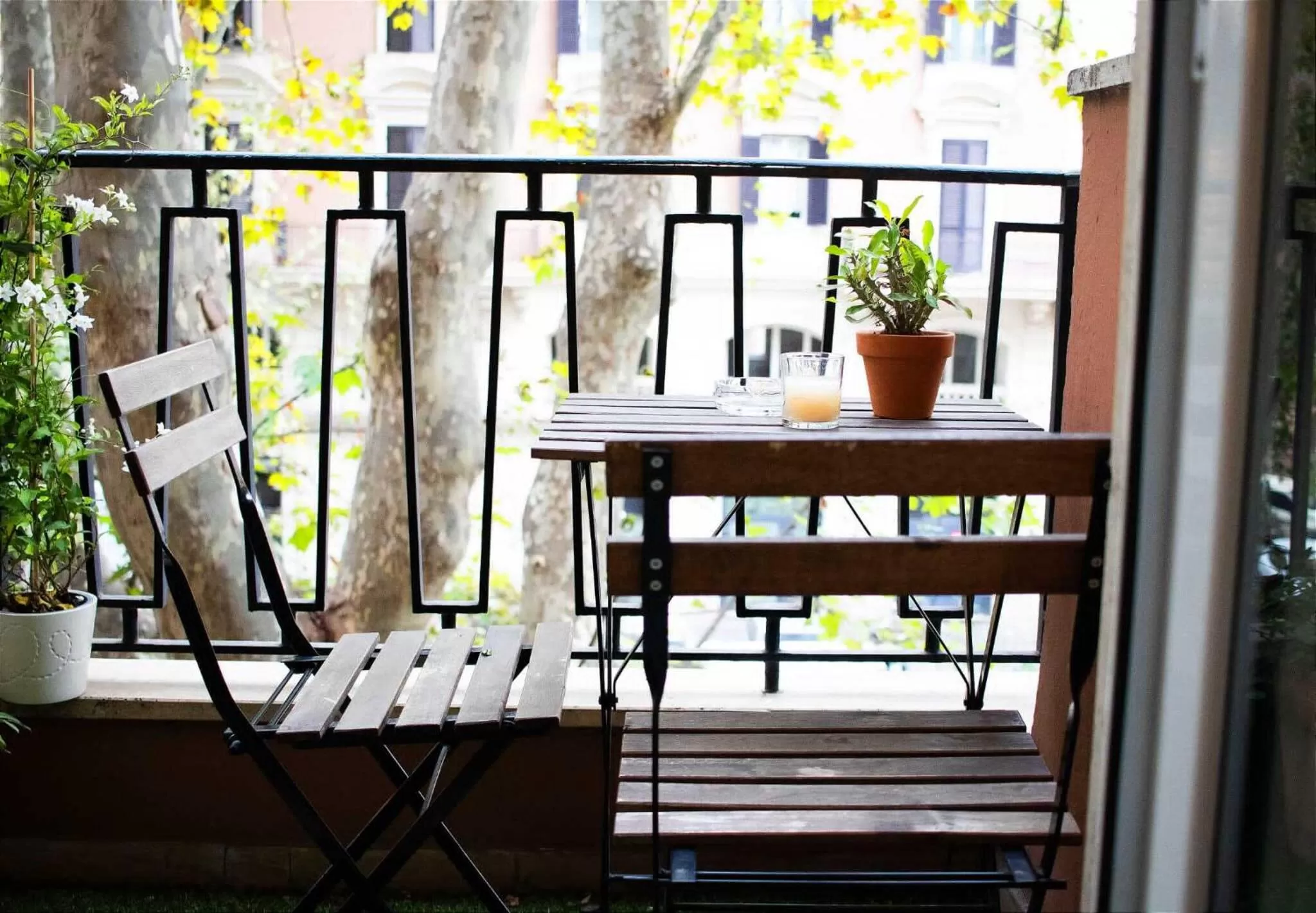 Balcony/Terrace in In Trastevere House