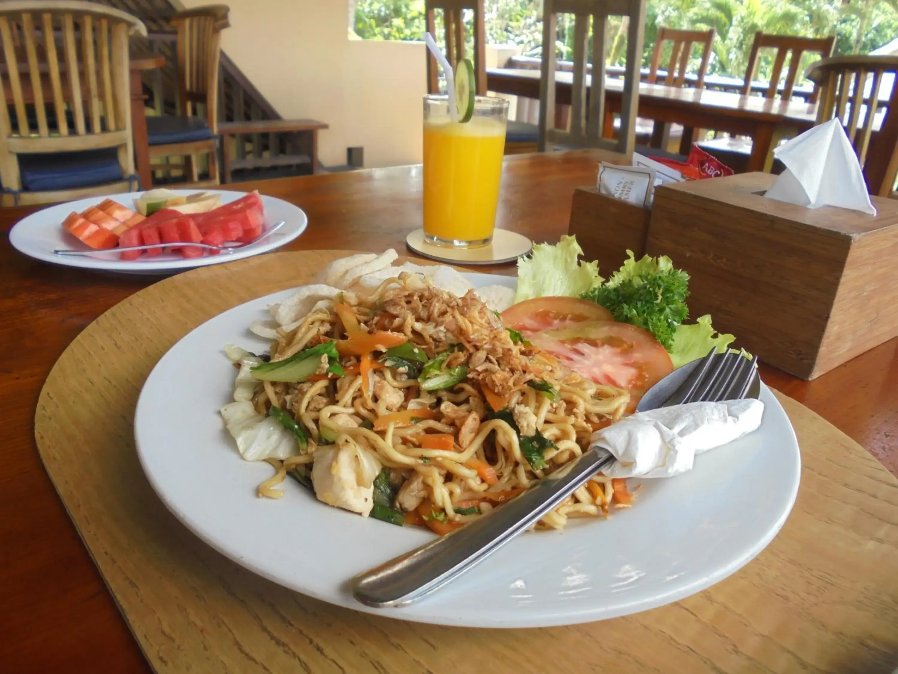 Continental breakfast in Biyukukung Suite & Spa Continental breakfast in Biyukukung Suite & Spa