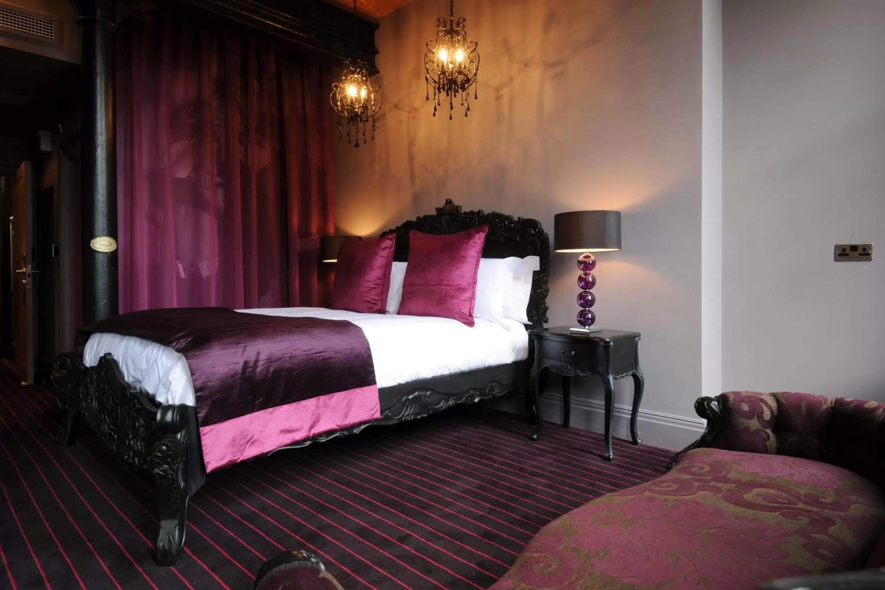 Bed in Velvet Hotel