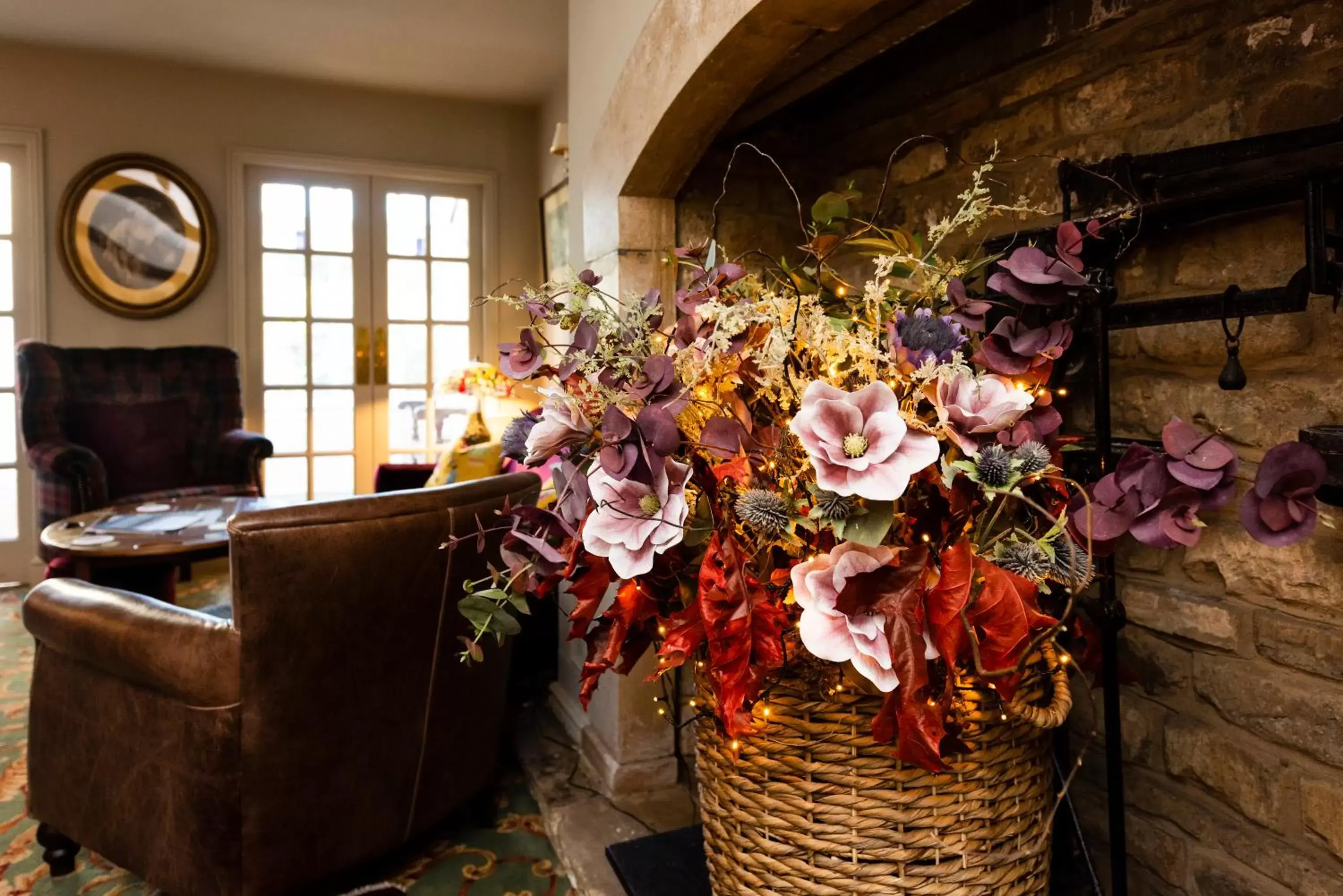 Decorative detail in The Whipper-In Hotel