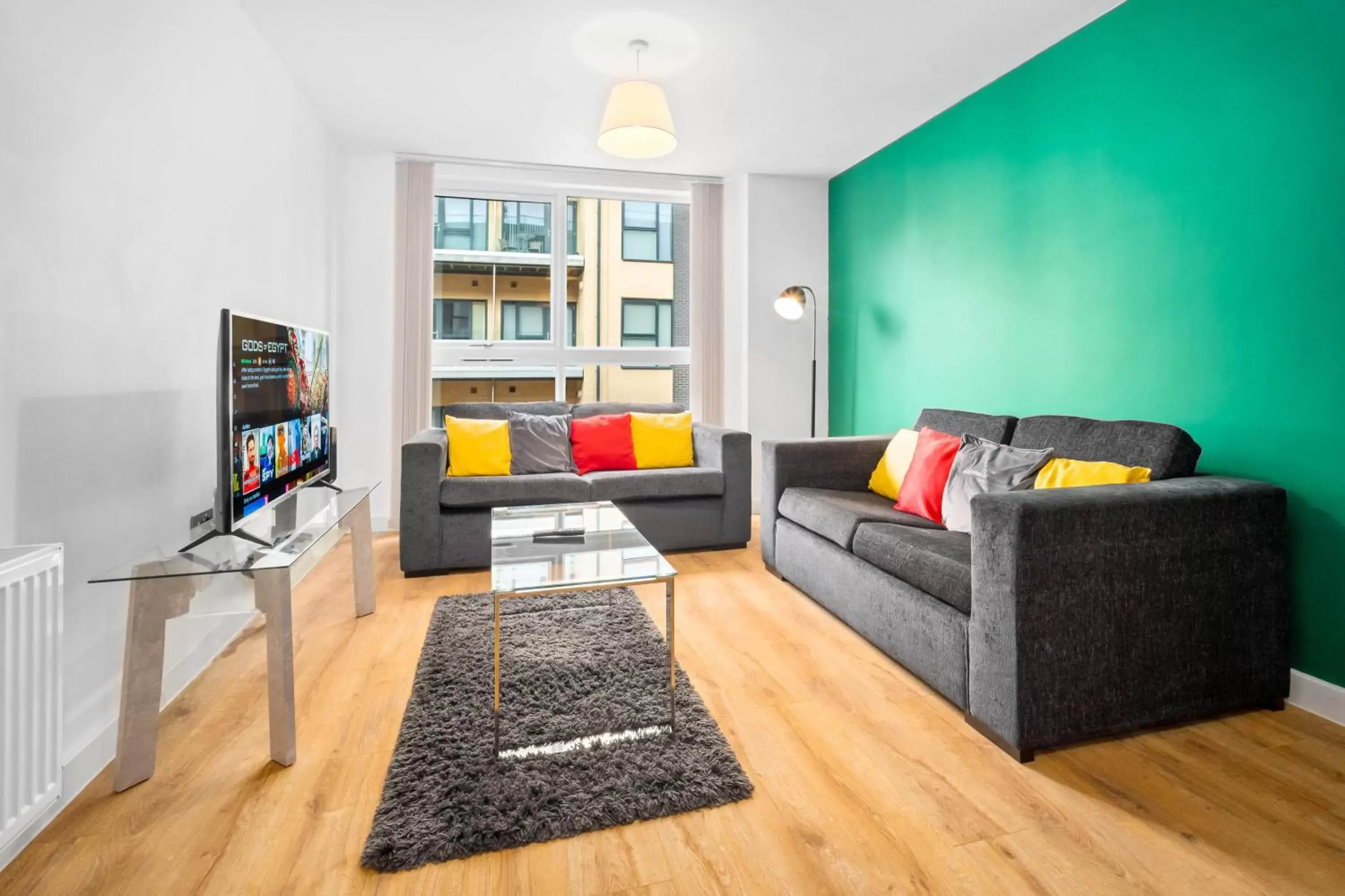 TV and multimedia, Seating Area in Onyx O2 Arena Brindley Place Broad Street Large Spacious Apartment