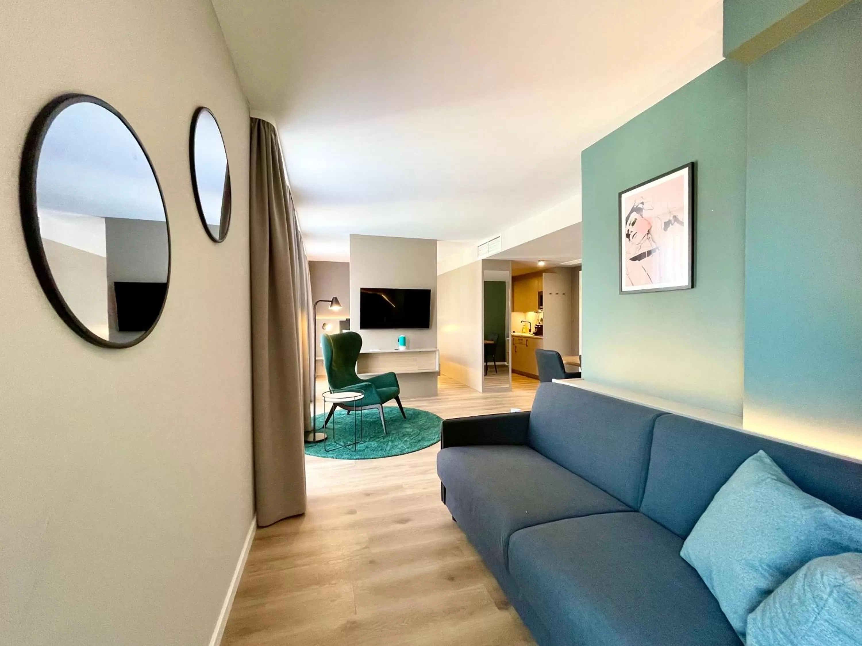 Seating area in zeitwohnhaus SUITE-HOTEL & SERVICED APARTMENTS