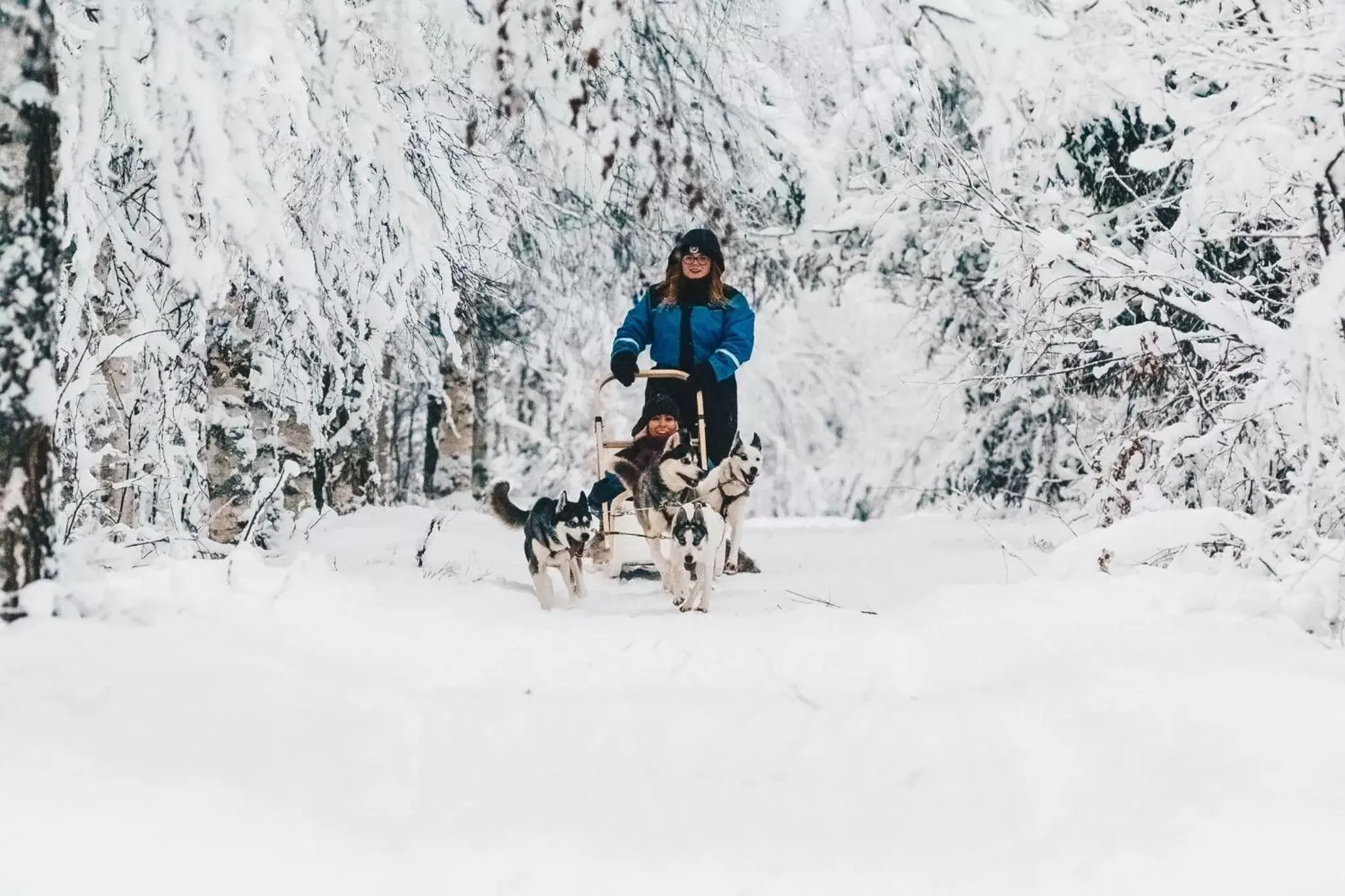 People, Winter in Apukka Resort