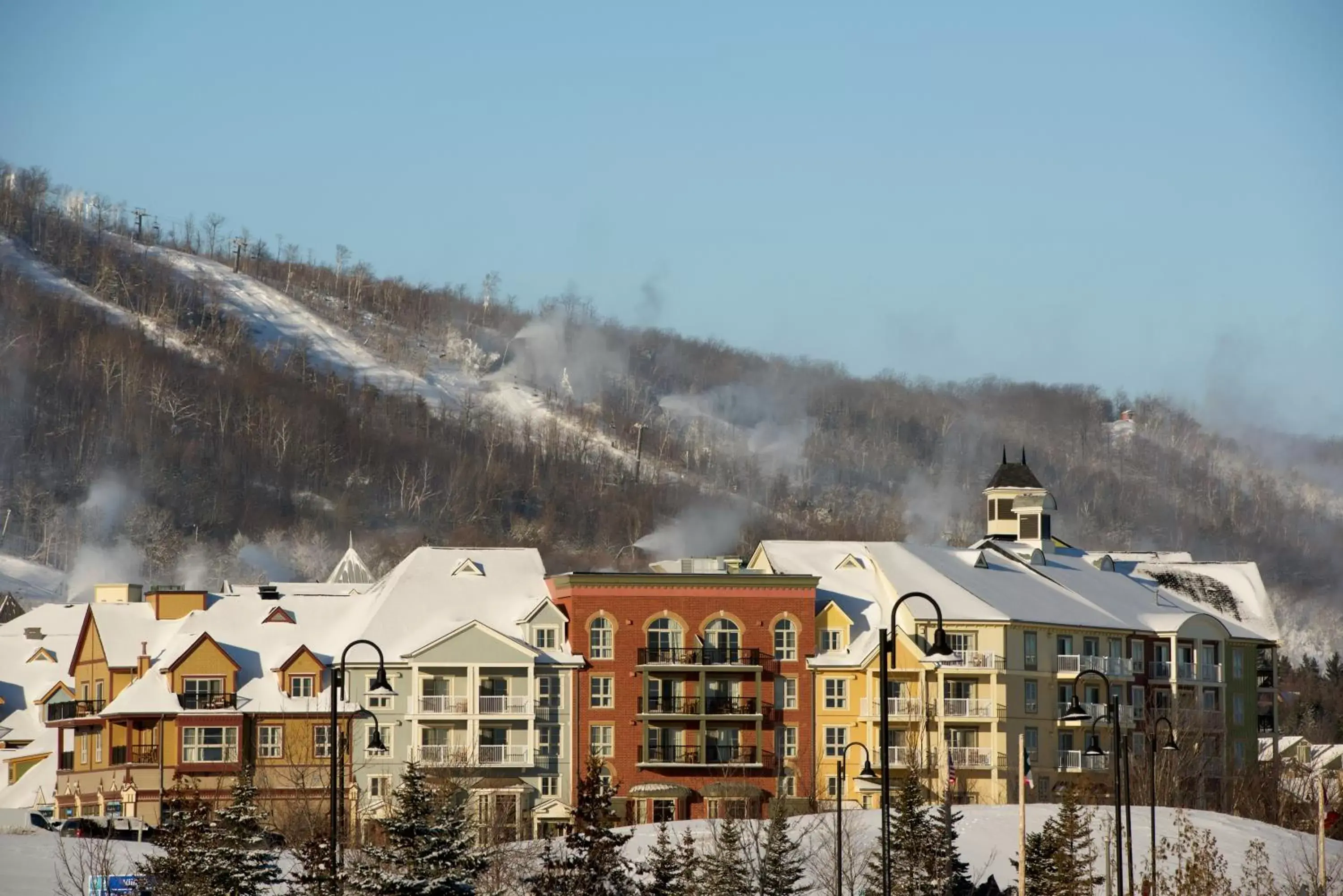 Property building, Winter in Blue Mountain Resort Mosaic Suites