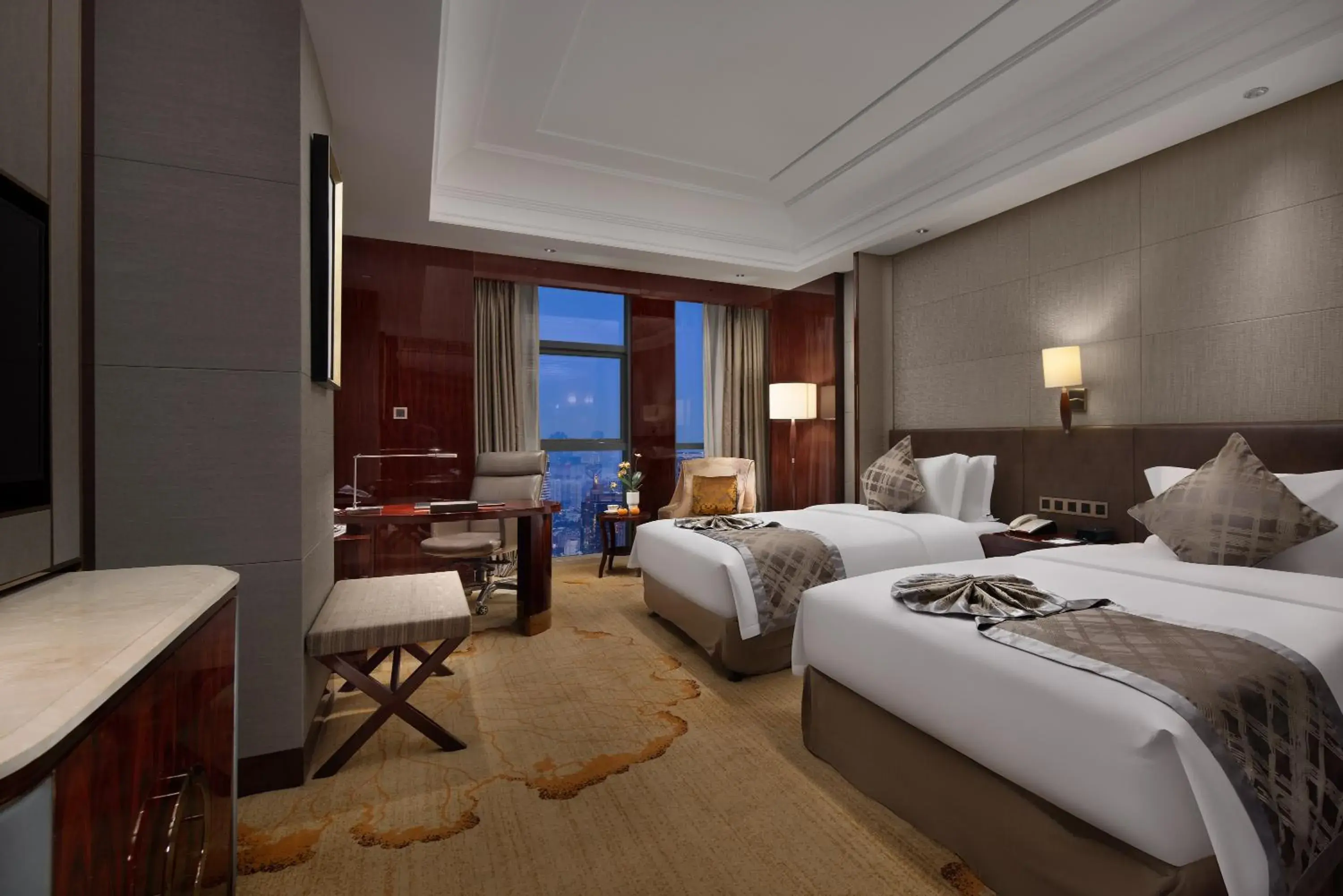 Twin Room in WorldHotel Grand Jiaxing Hunan Twin Room in WorldHotel Grand Jiaxing Hunan