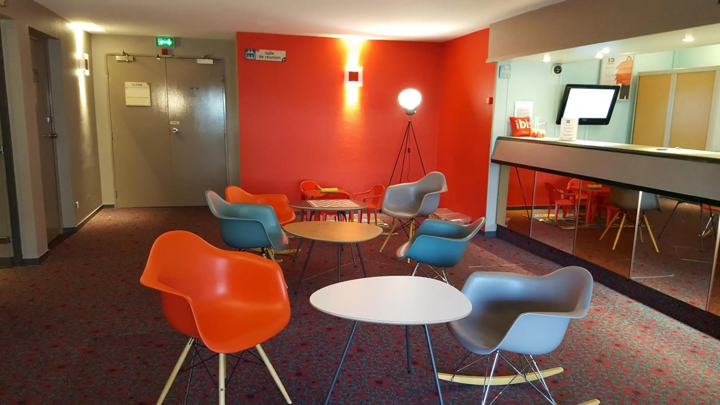 Lobby or reception in ibis Dieppe Le Val Druel Lobby or reception in ibis Dieppe Le Val Druel