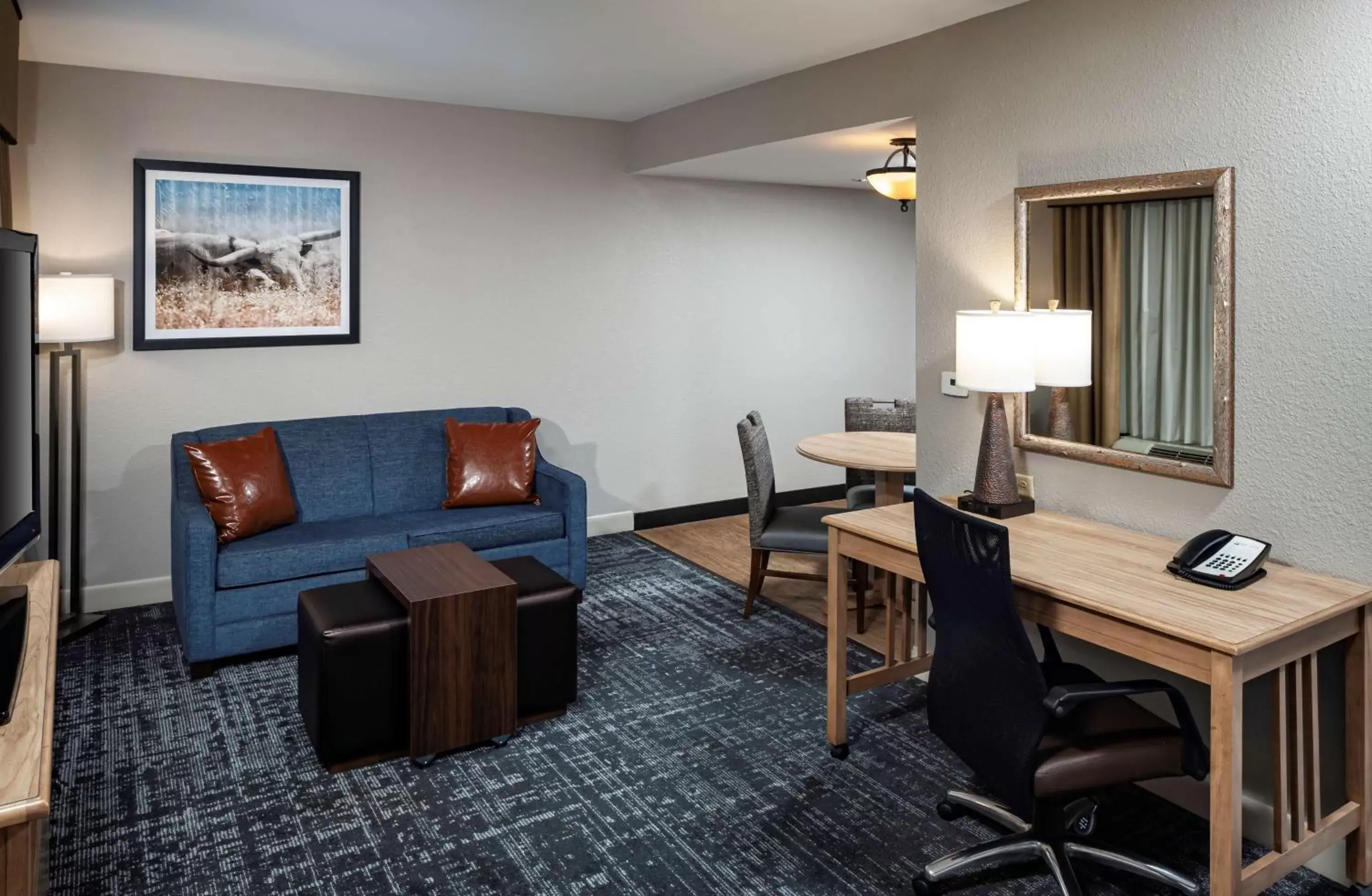 Bedroom, Seating Area in Homewood Suites by Hilton Austin/Round Rock