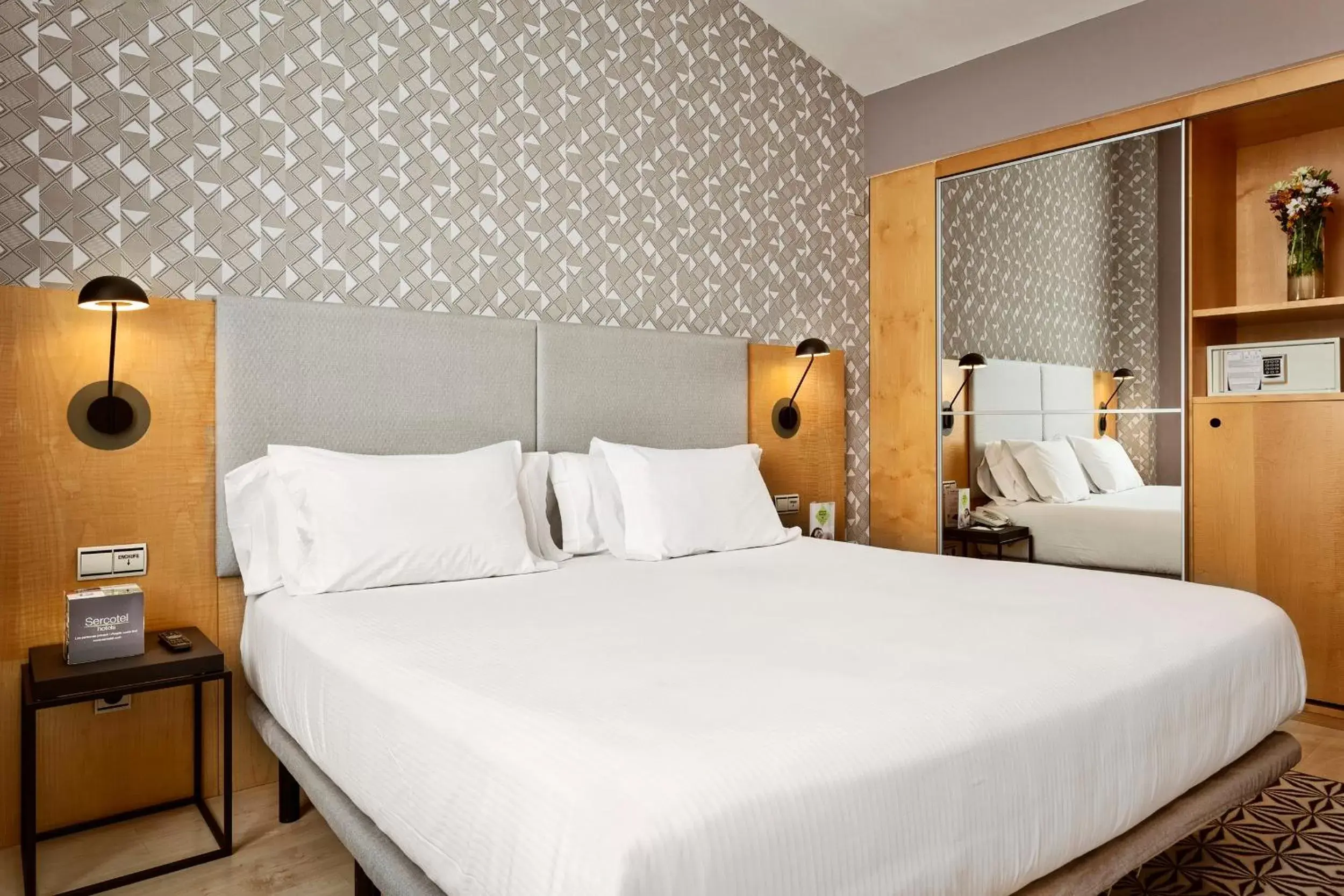 Bed in Hotel Sercotel Portales