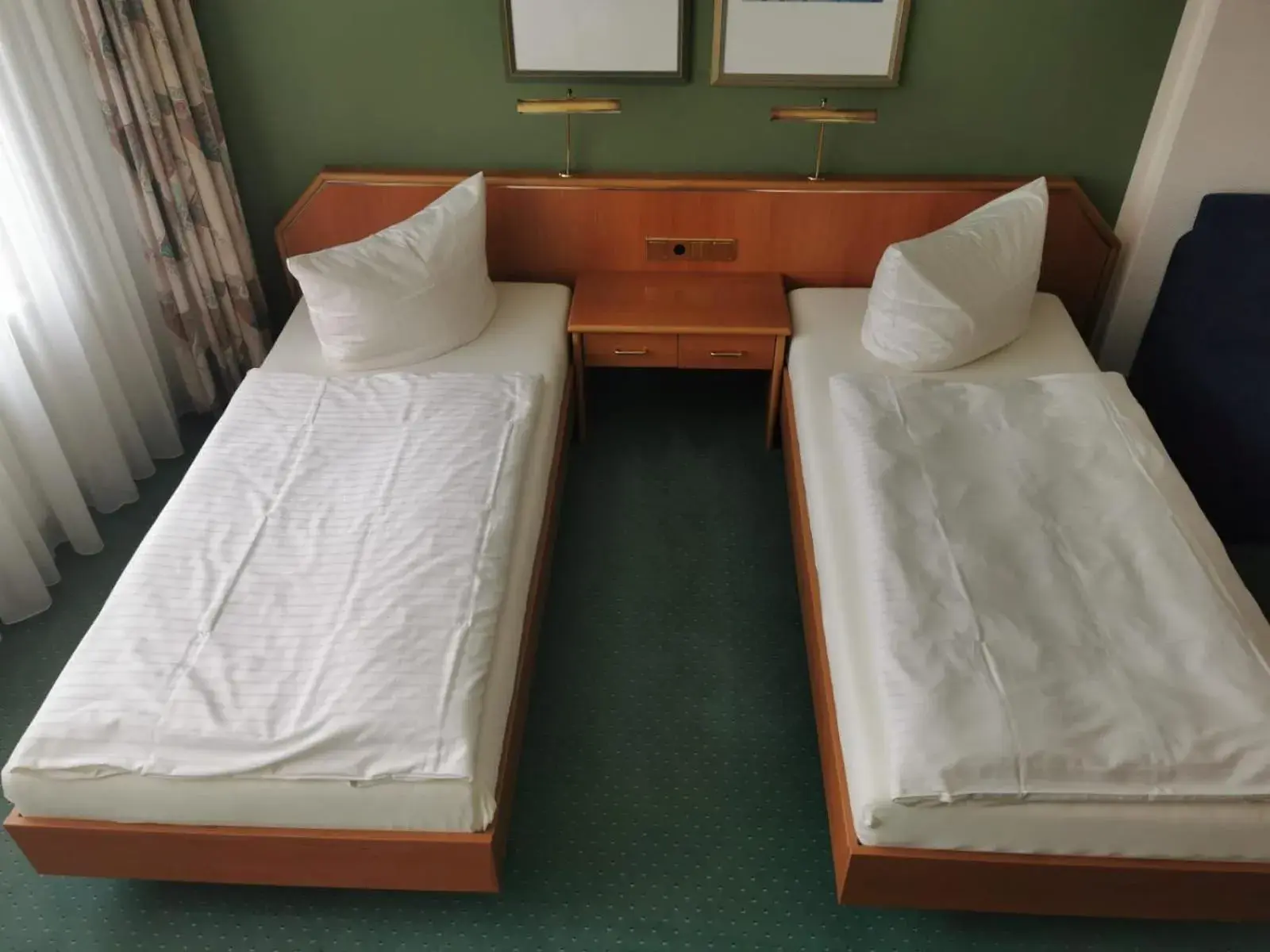 Bed in Hotel Kaiserhof