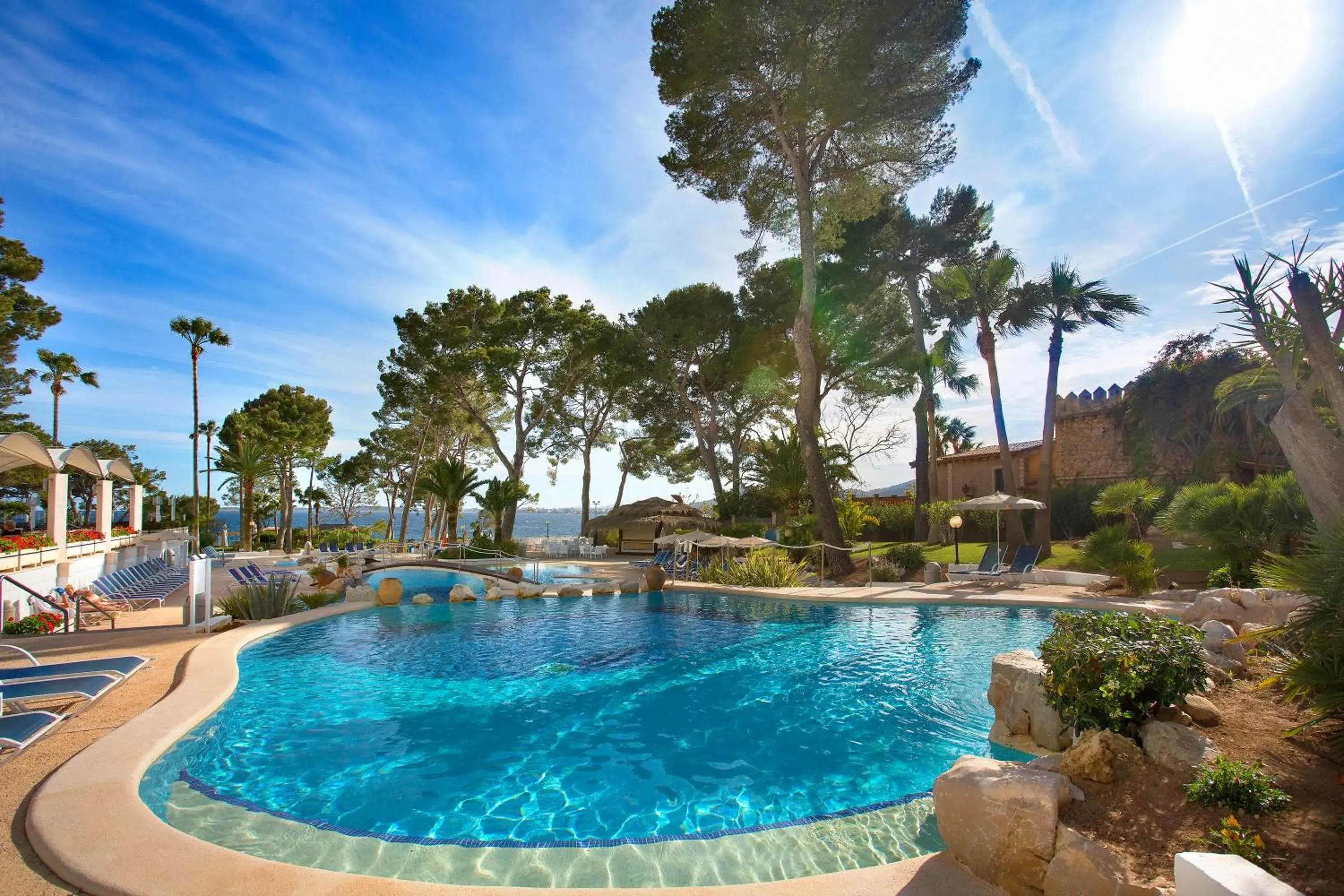 Swimming Pool in Hipotels Eurotel Punta Rotja Spa-Golf