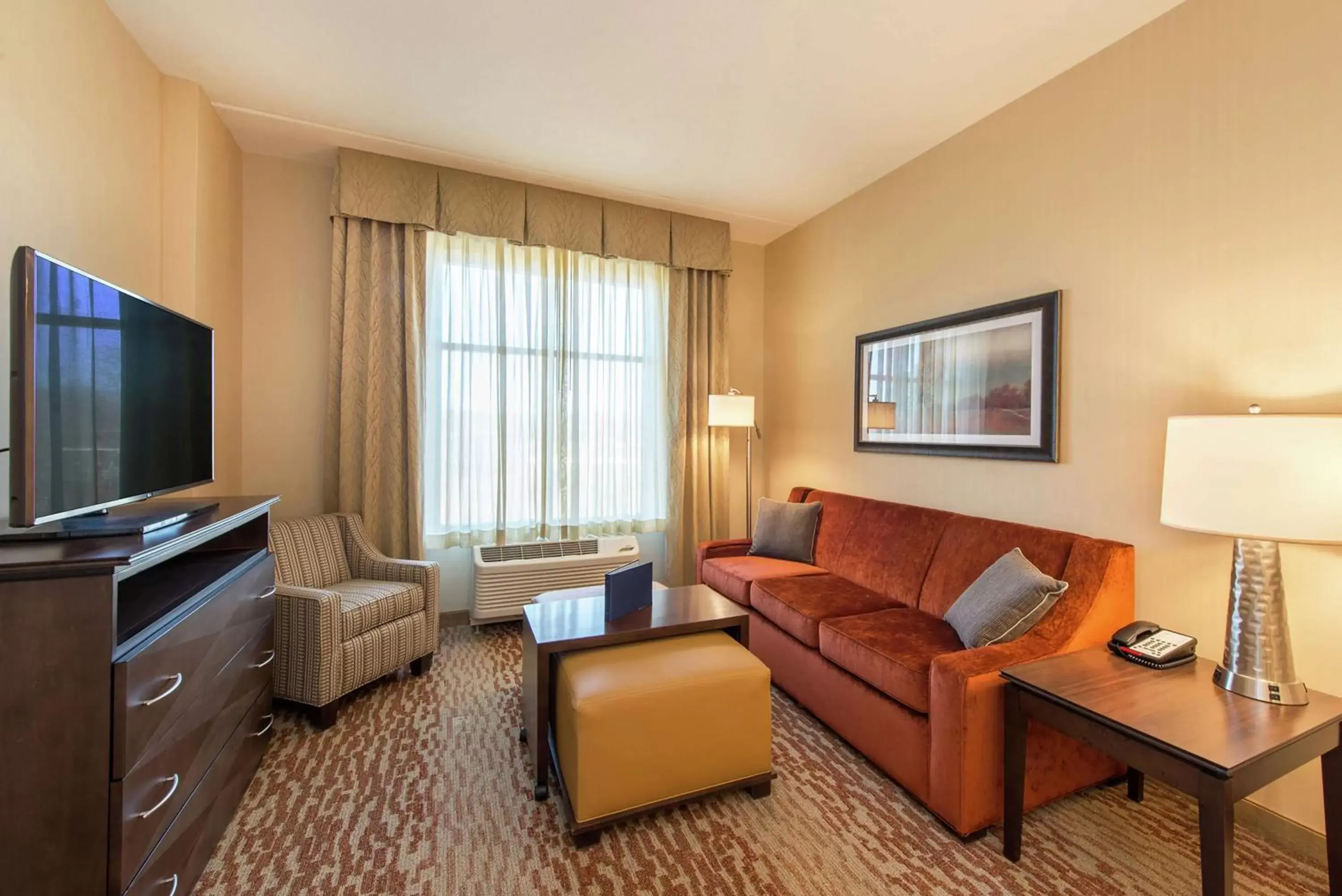 Living room, Seating Area in Homewood Suites by Hilton Boston Marlborough