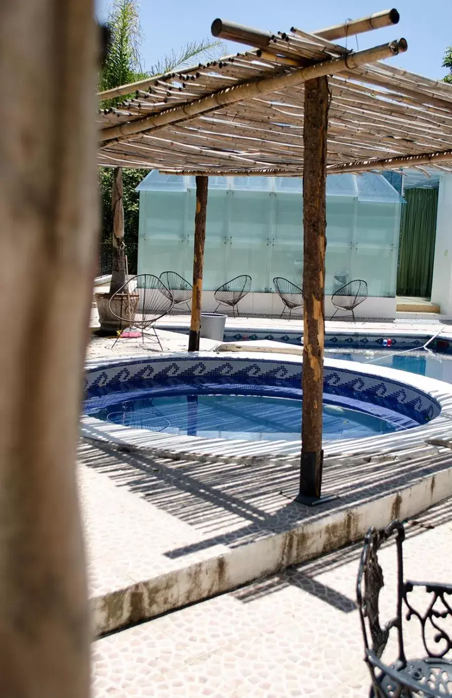 Hot Tub, Swimming Pool in Hotel Rio Atlixco