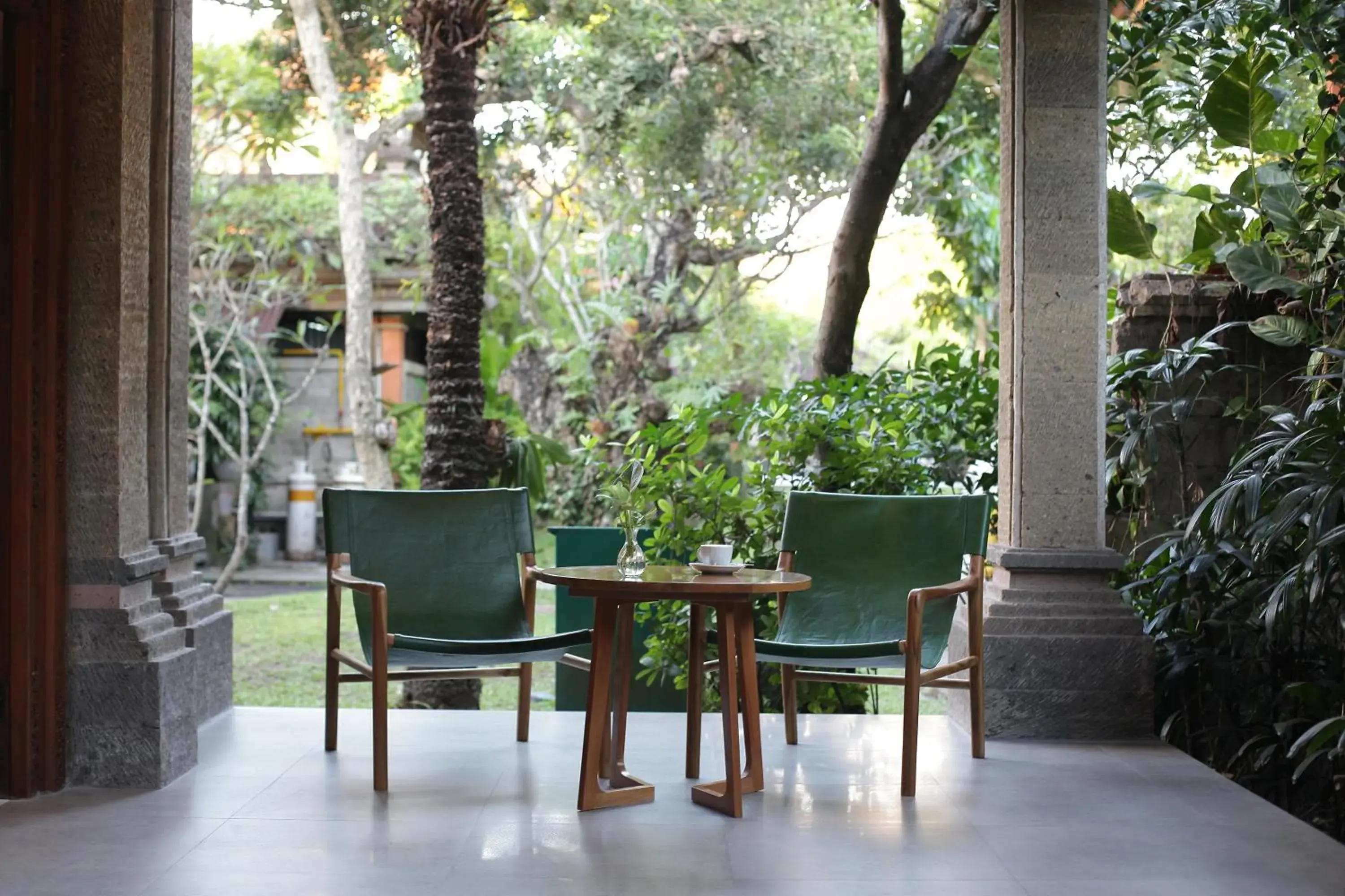 Balcony/Terrace in Matahari Bungalow Hotel