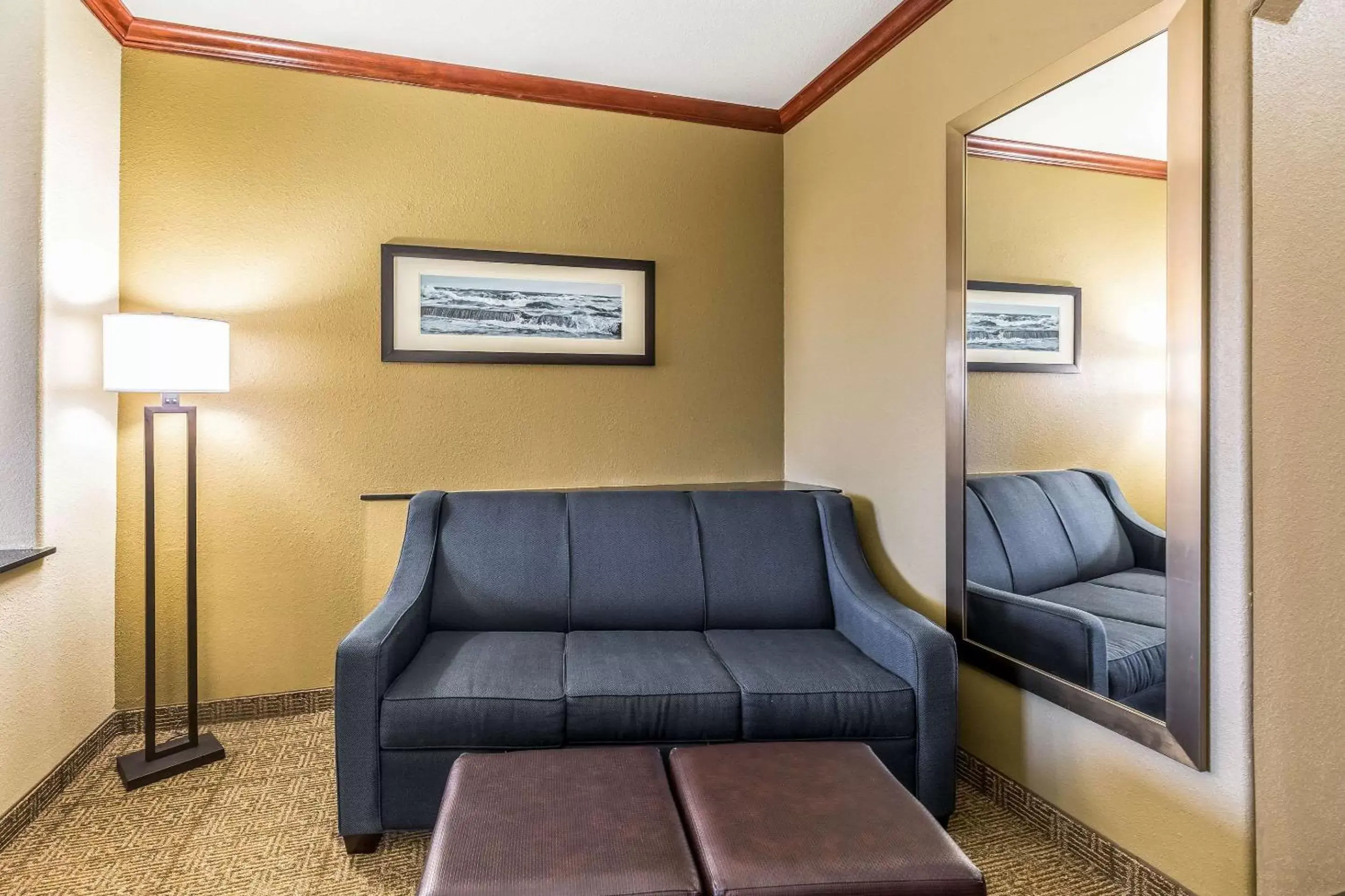 Photo of the whole room, Seating Area in Comfort Suites Galveston