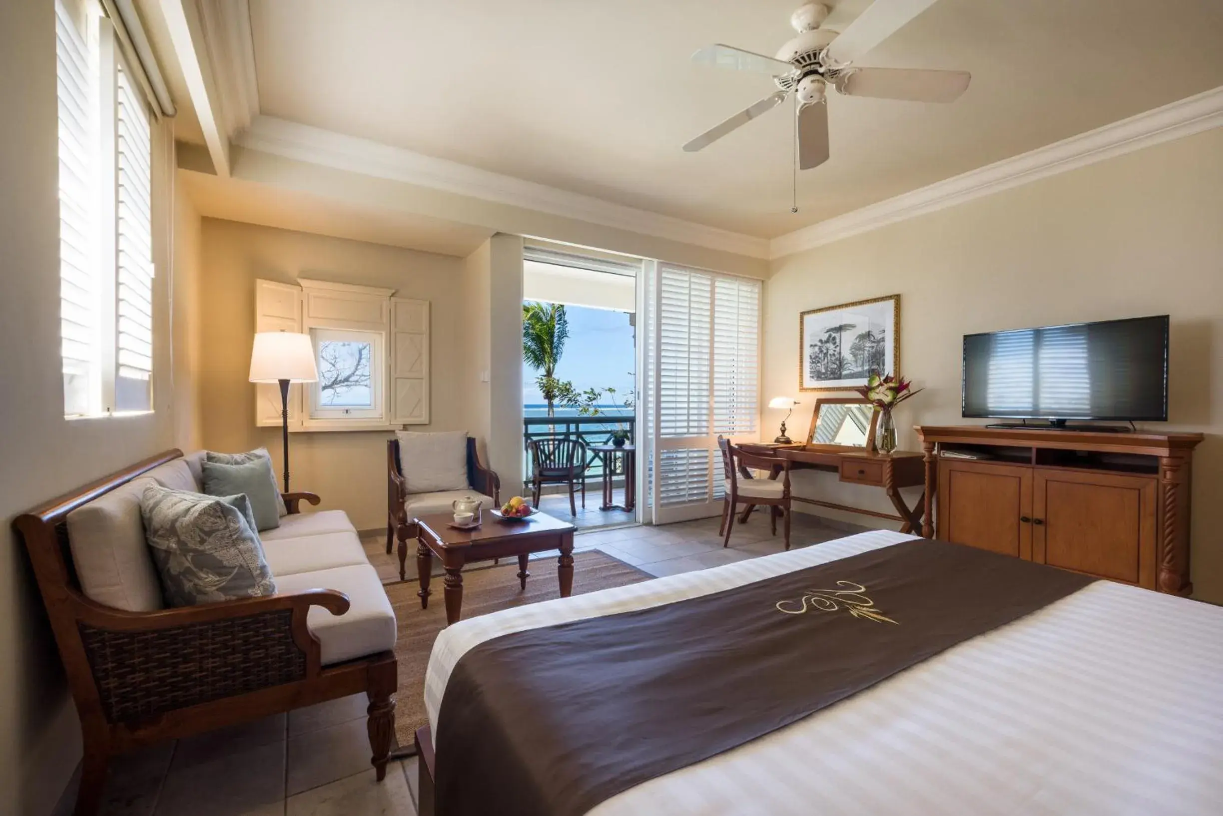 Bedroom, Seating Area in The Residence Mauritius