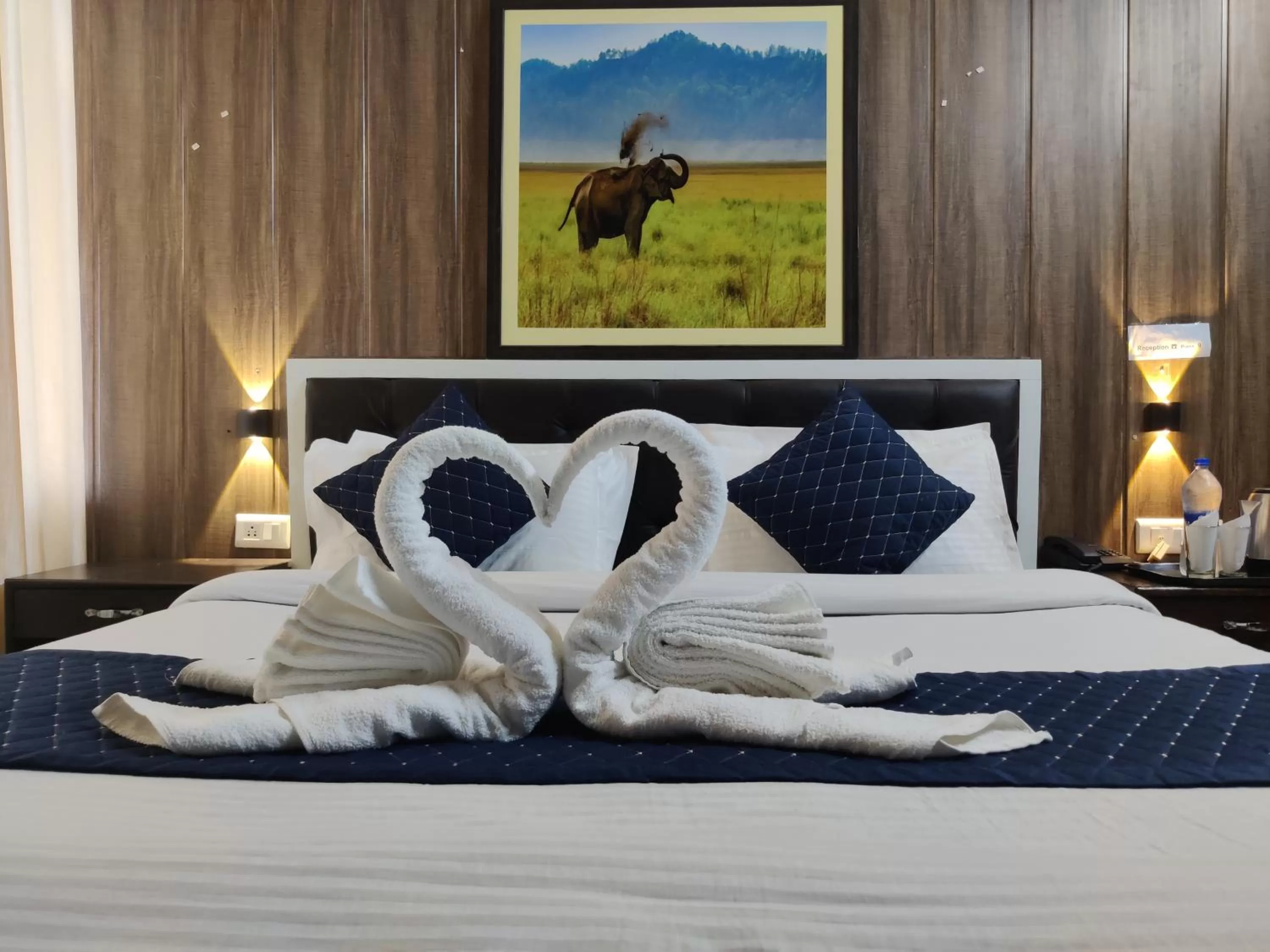 Bedroom, Bed in The Corbett Jungle By JitaInn