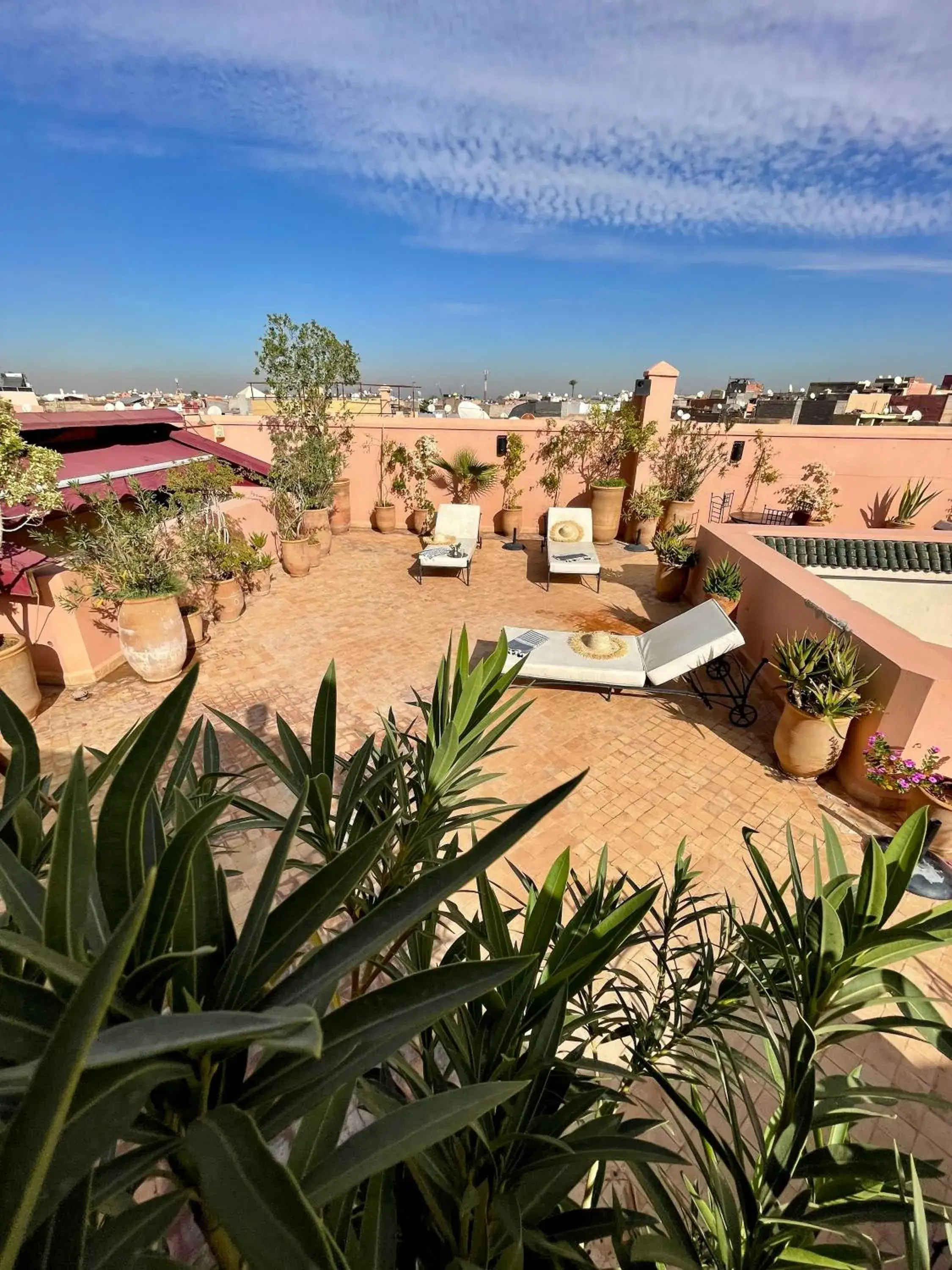 Balcony/Terrace in Riad Dar Foundouk and Spa