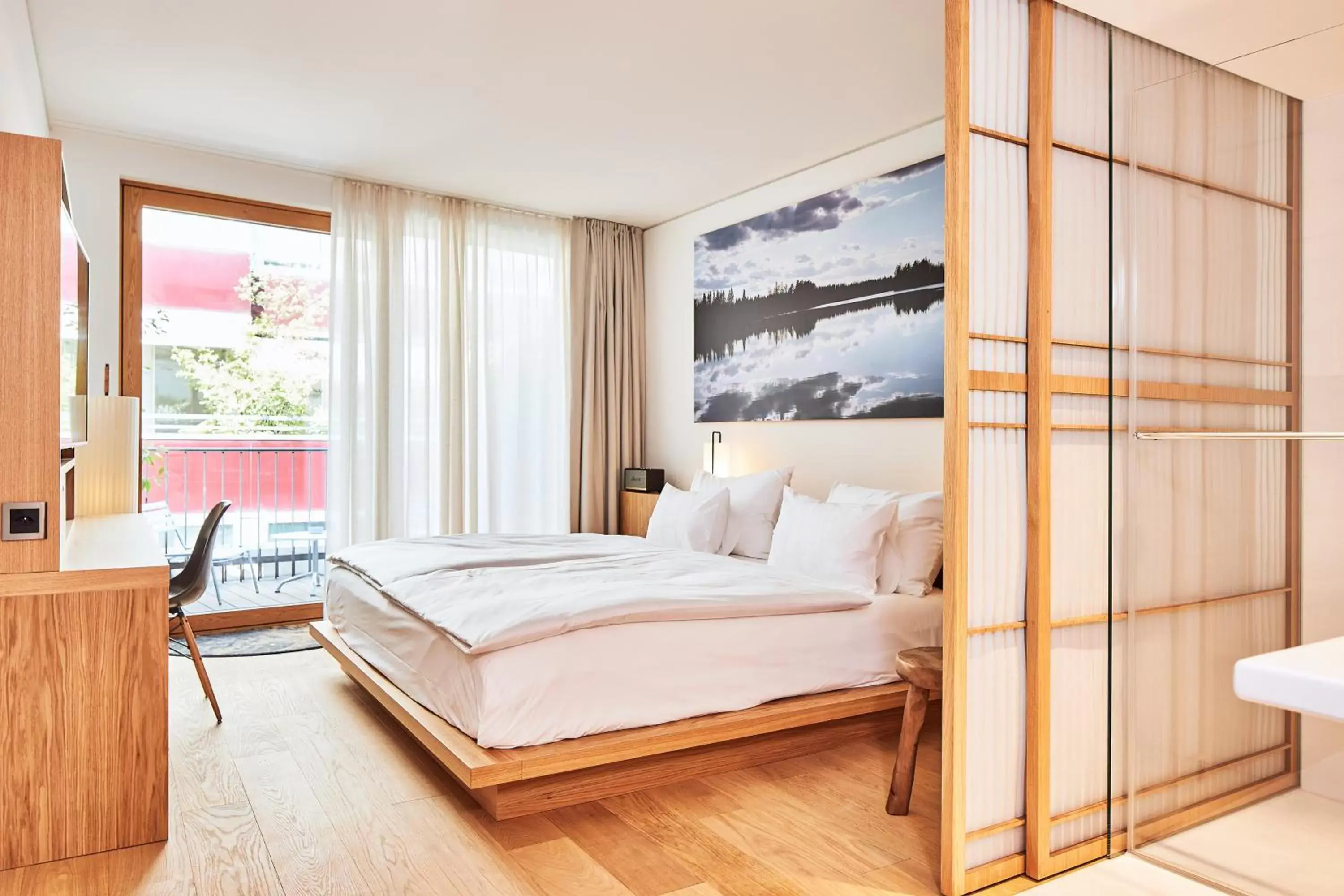 Bed in ART HOUSE Basel - Member of Design Hotels