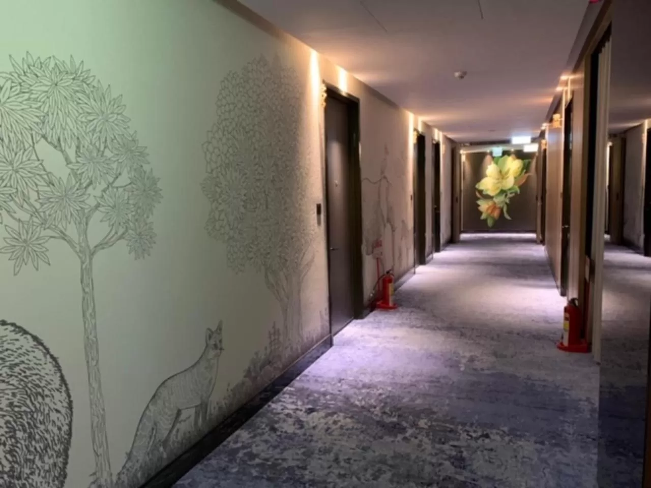 Decorative detail in JSL hotel