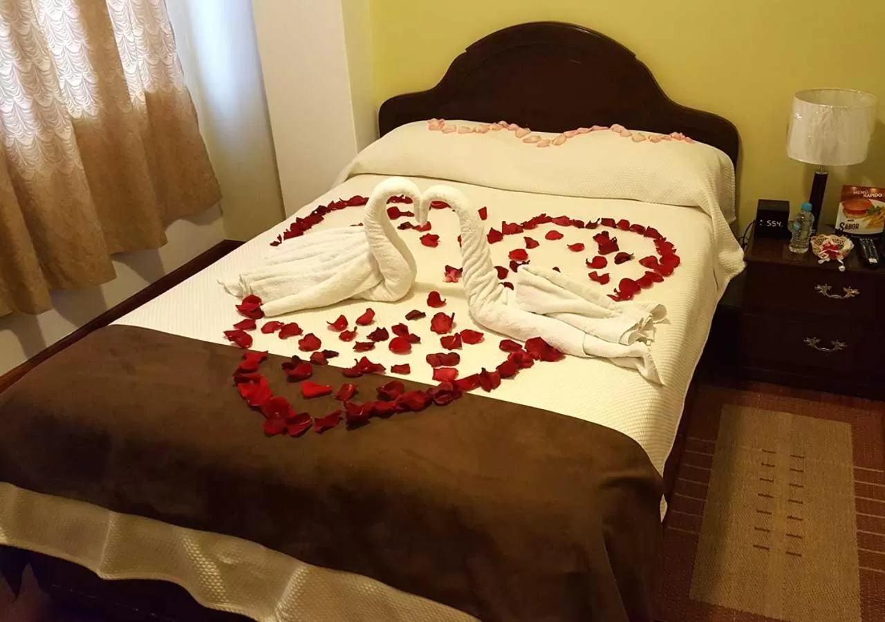 On site, Bed in La Merced Plaza Hospedaje