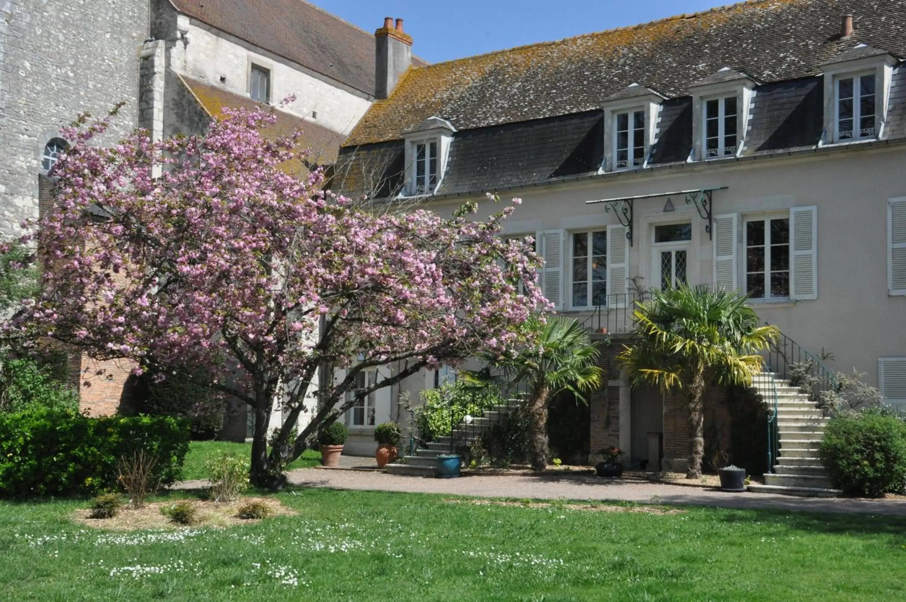 Garden in Le Prieuré Saint Agnan