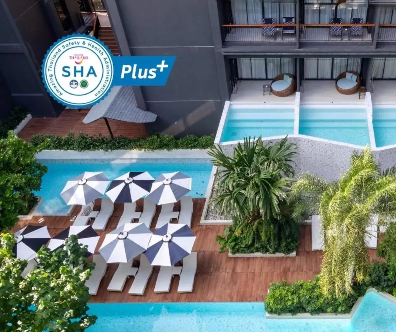 Property building, Pool View in Panan Krabi Resort - SHA Extra Plus