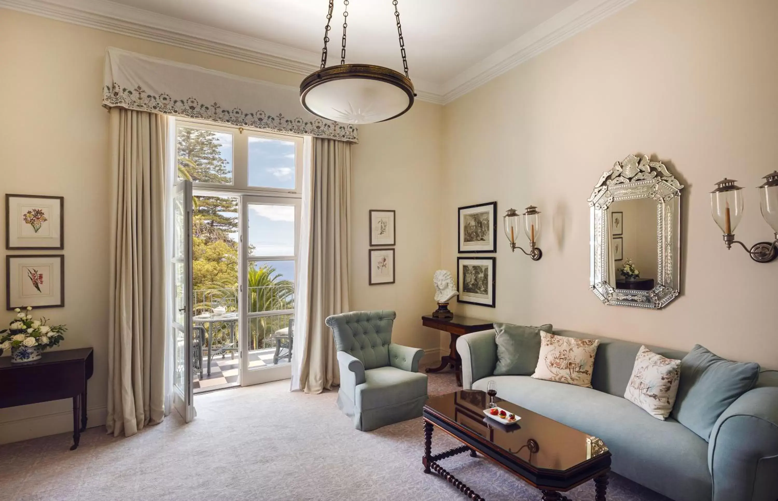 Living room, Seating Area in Reid's Palace, A Belmond Hotel, Madeira