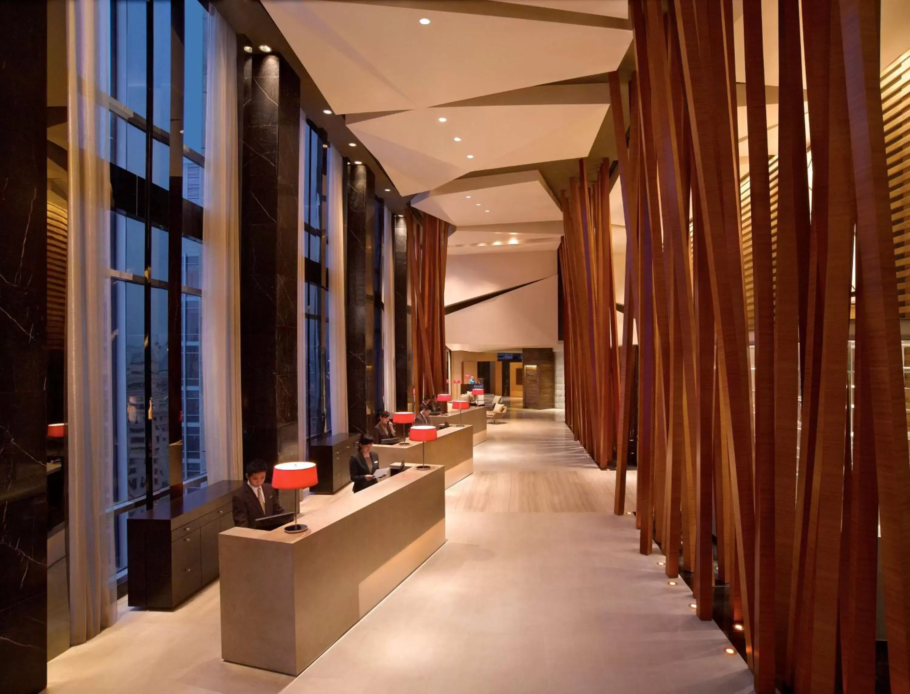 Lobby or reception in Grand Hyatt Guangzhou- Free Shuttle Bus to Canton Fair Complex during Canton Fair period