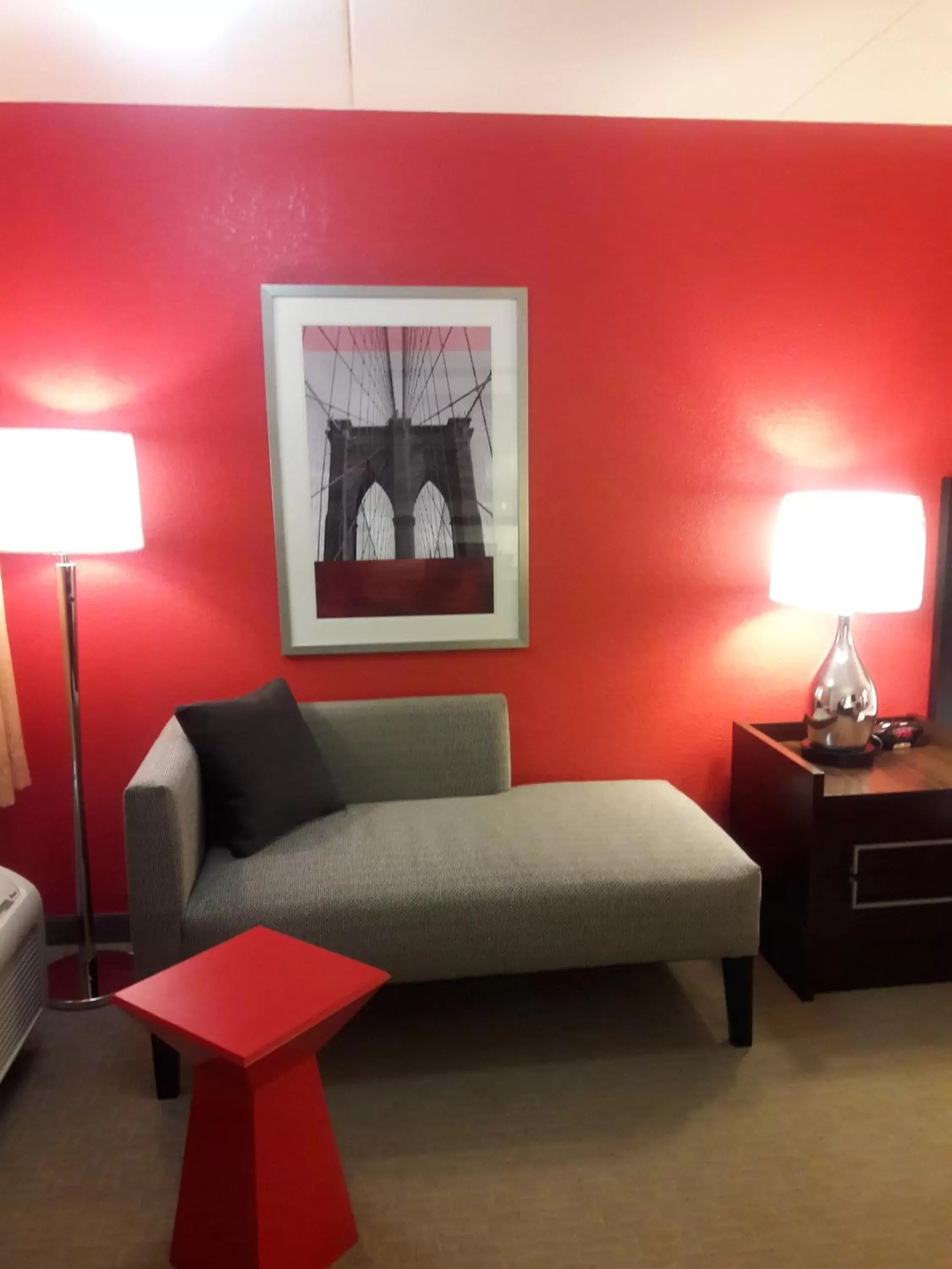 Seating Area in Ramada by Wyndham Albuquerque Airport