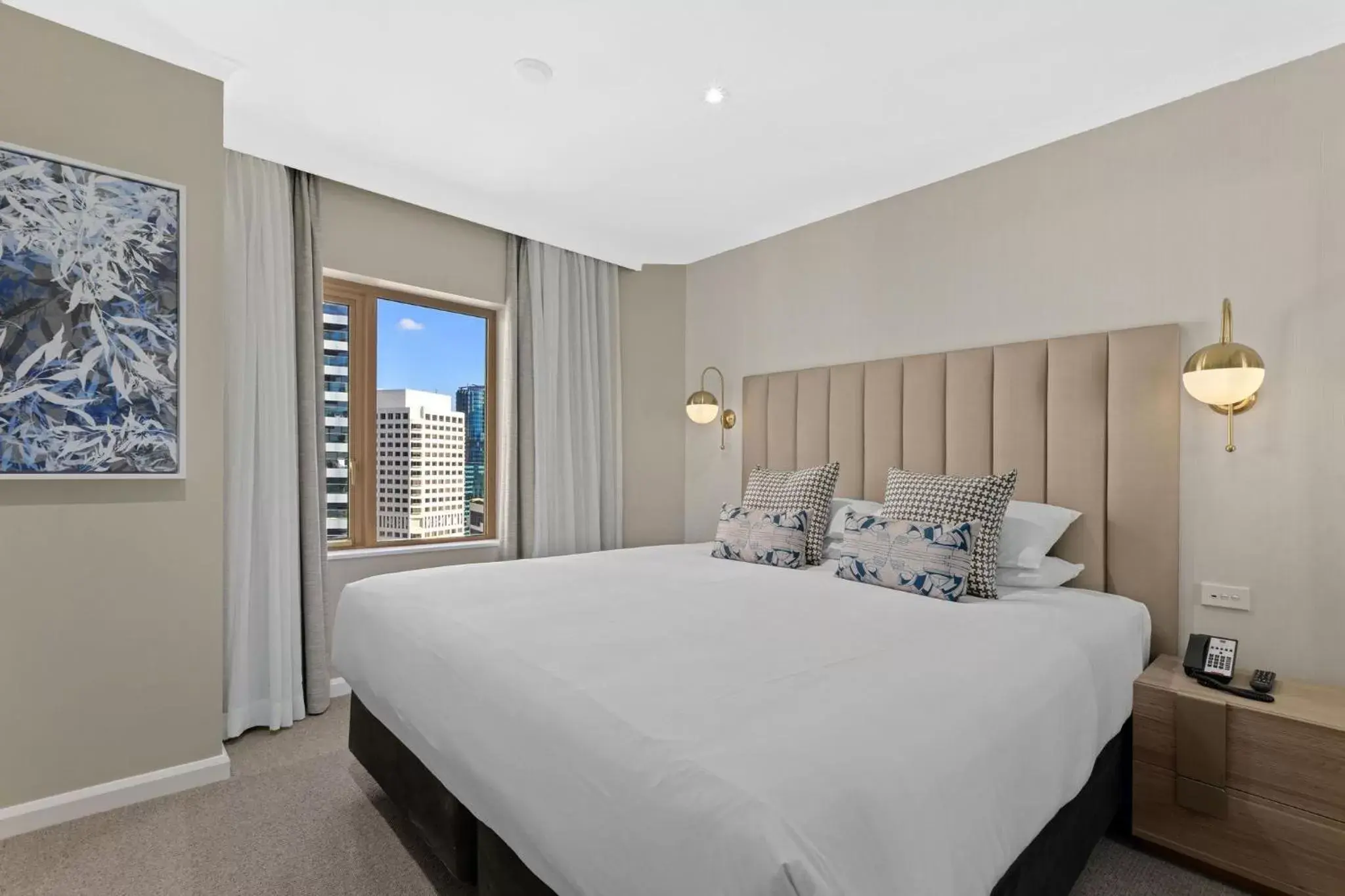 Bed in The Sebel Quay West Suites Sydney