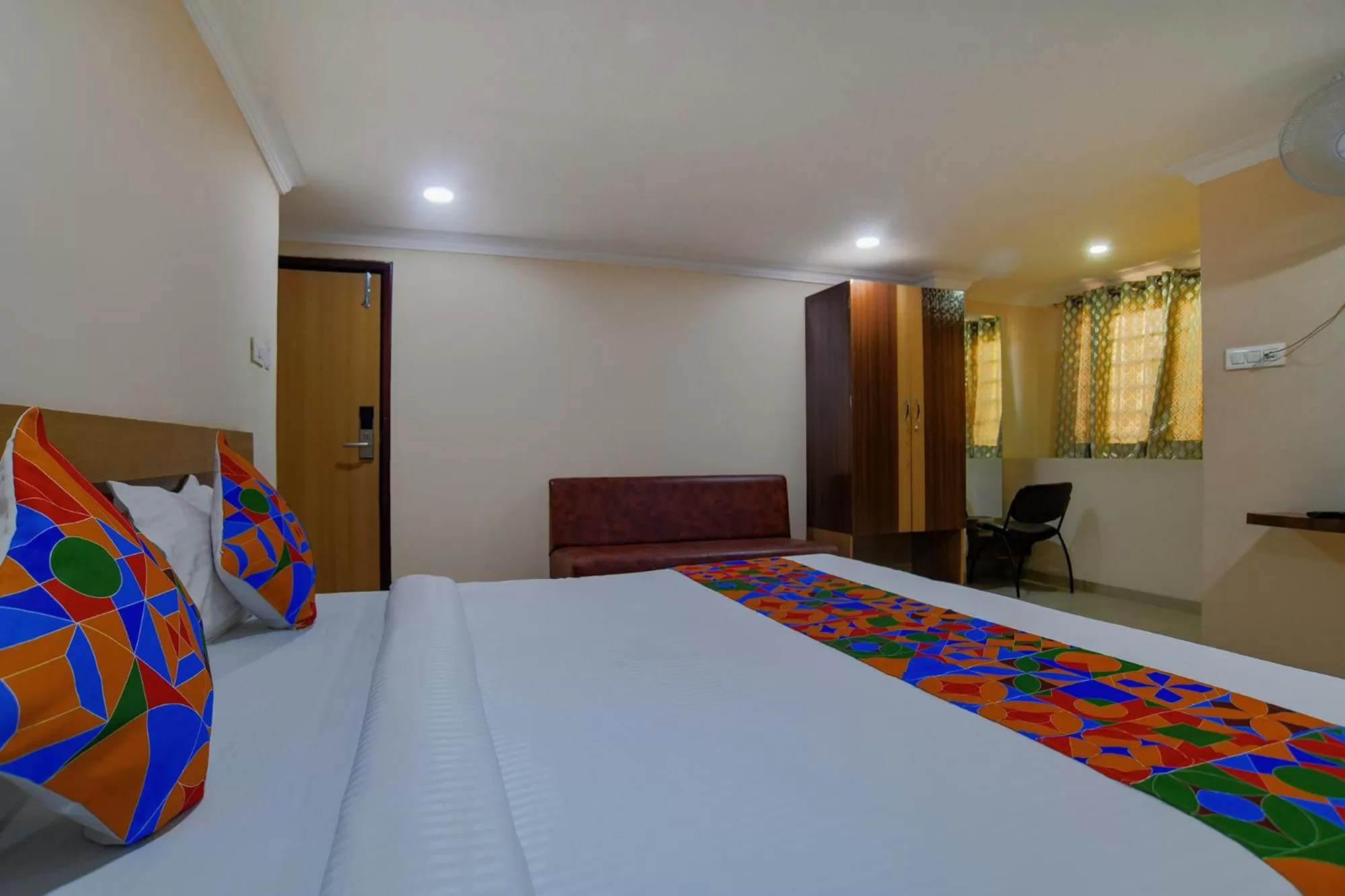 Bedroom, Bed in FabHotel Pishori
