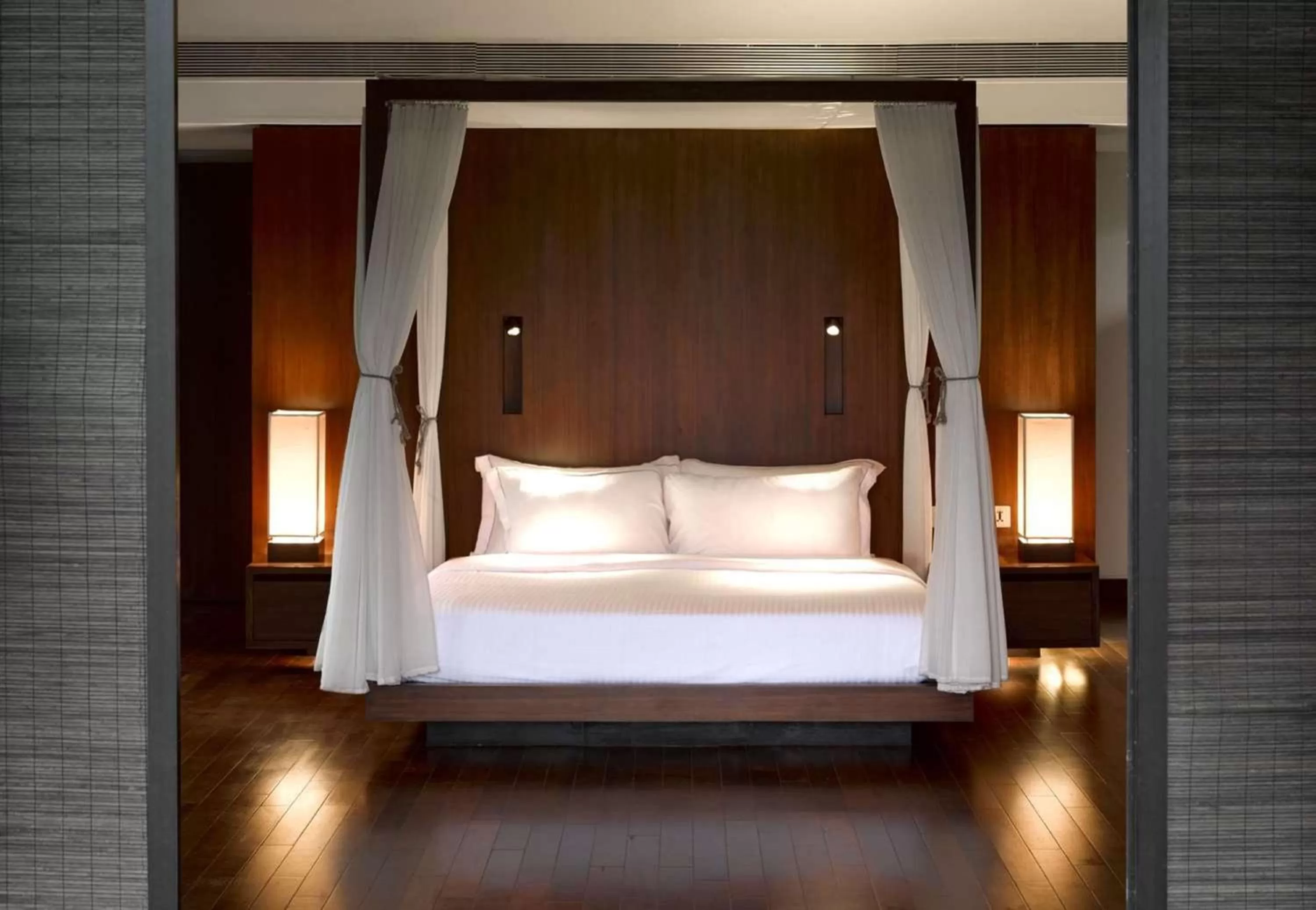 Bed in Dharana at Shillim All Inclusive Luxury Wellness Retreat