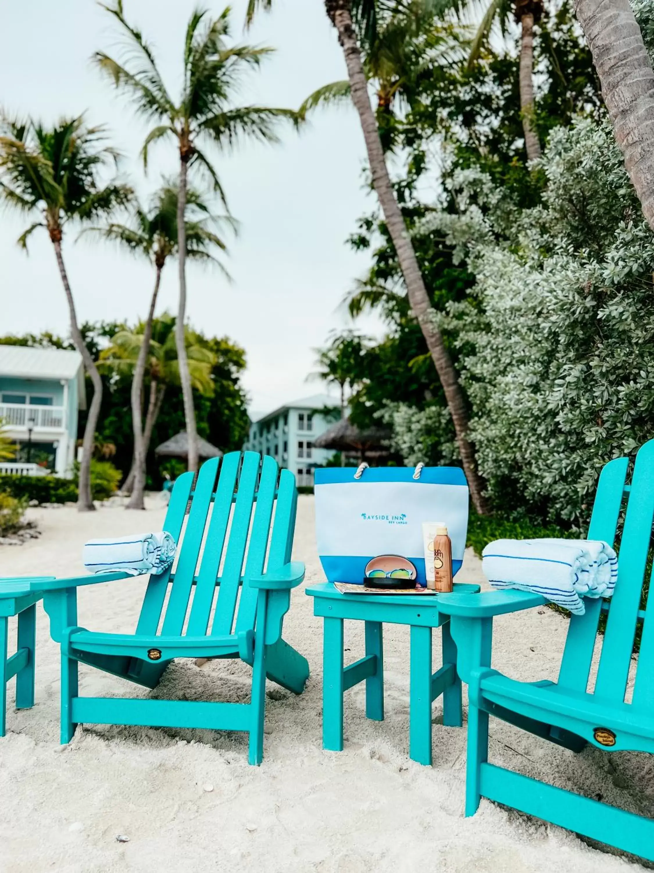 sunbed in Bayside Inn Key Largo